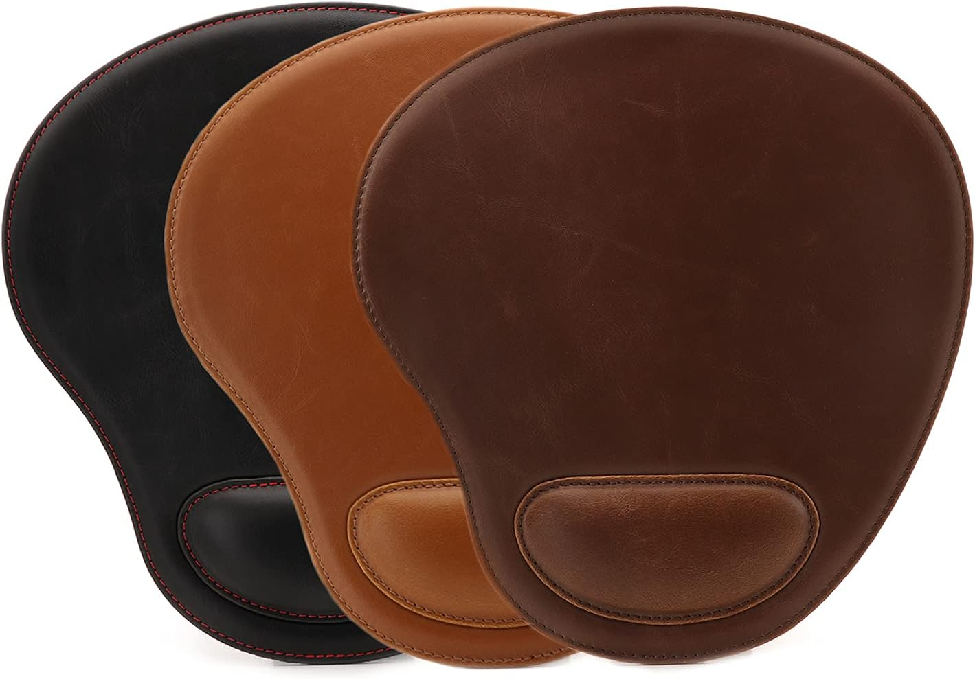 Londo Leather Oval Mouse Pad with Wrist Rest image number 6