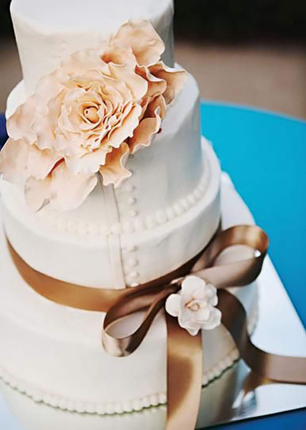 Alfie Double Faced Satin Ribbon 1.5 Inch X 25 Yards Double Sided Solid Polyester Ribbon for Gift Wrapping Party Hair Braids Bow Baby Shower Decoration Floral Arrangement Craft Supplies, Golden Brown image number 4