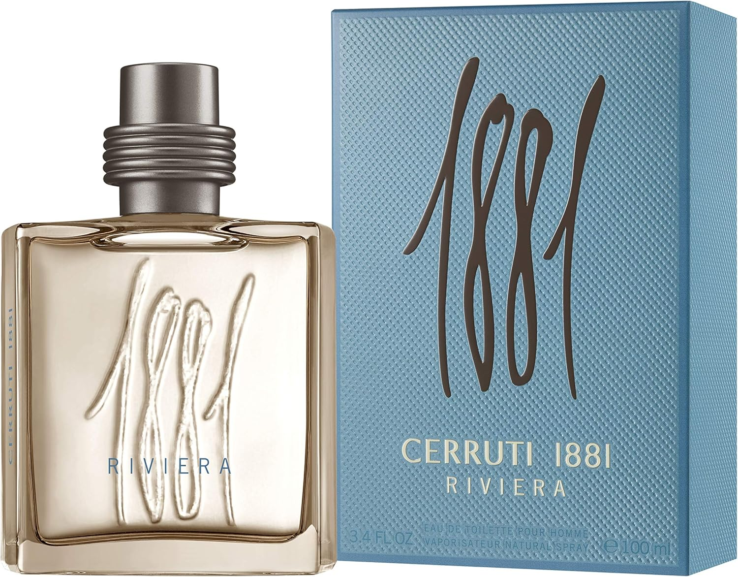 Cerruti 1881 Riviera Pour Homme Eau De Toilette Spray for Men, 100 Ml image number 1