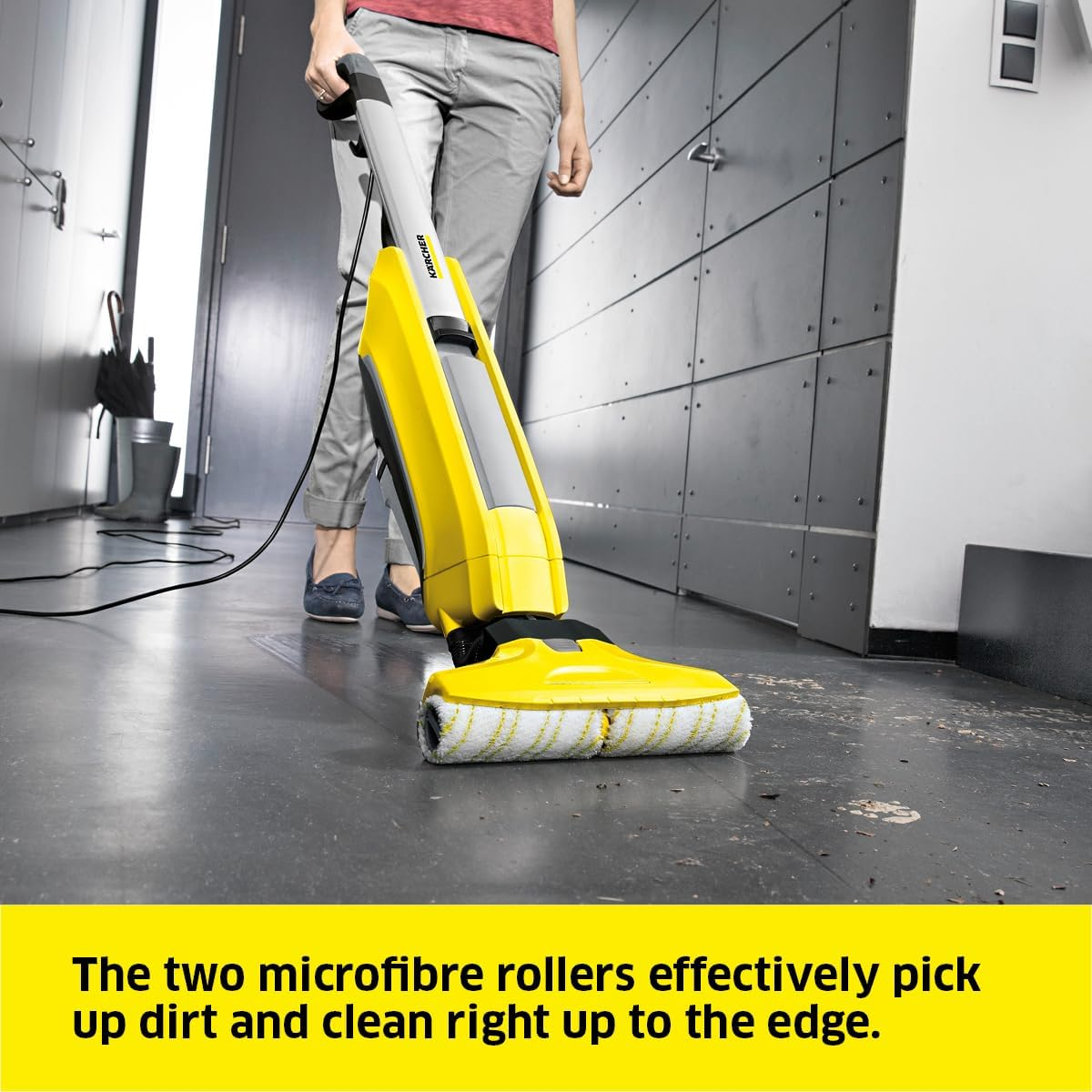K&auml;rcher FC 5 Pet Hard Floor Cleaner; Dries in 2 Minutes, 300Ml Fresh Water Tank; 200Ml Dirty Water Tank; 300Mm Working Width; 7M Cable Length; 5.24KG image number 3