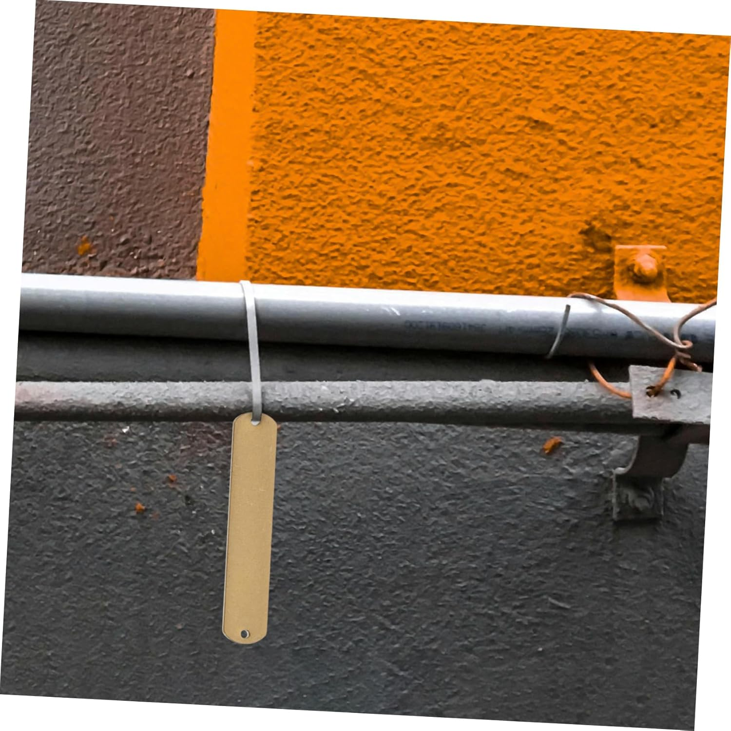 LAPYAPPE 10Pcs Key Tags Blank Luggage Labels for DIY Tear Resistant Keychain Identification Tags Convenient Portable for Travel and Decoration image number 2