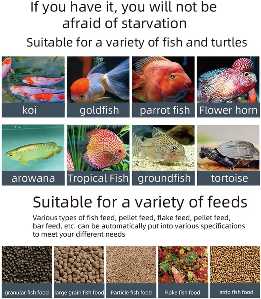 Automatic Feeder, Wifi Intelligent Timing, 100ML Large Capacity, Goldfish Feeder, Mobile App Control image number 3