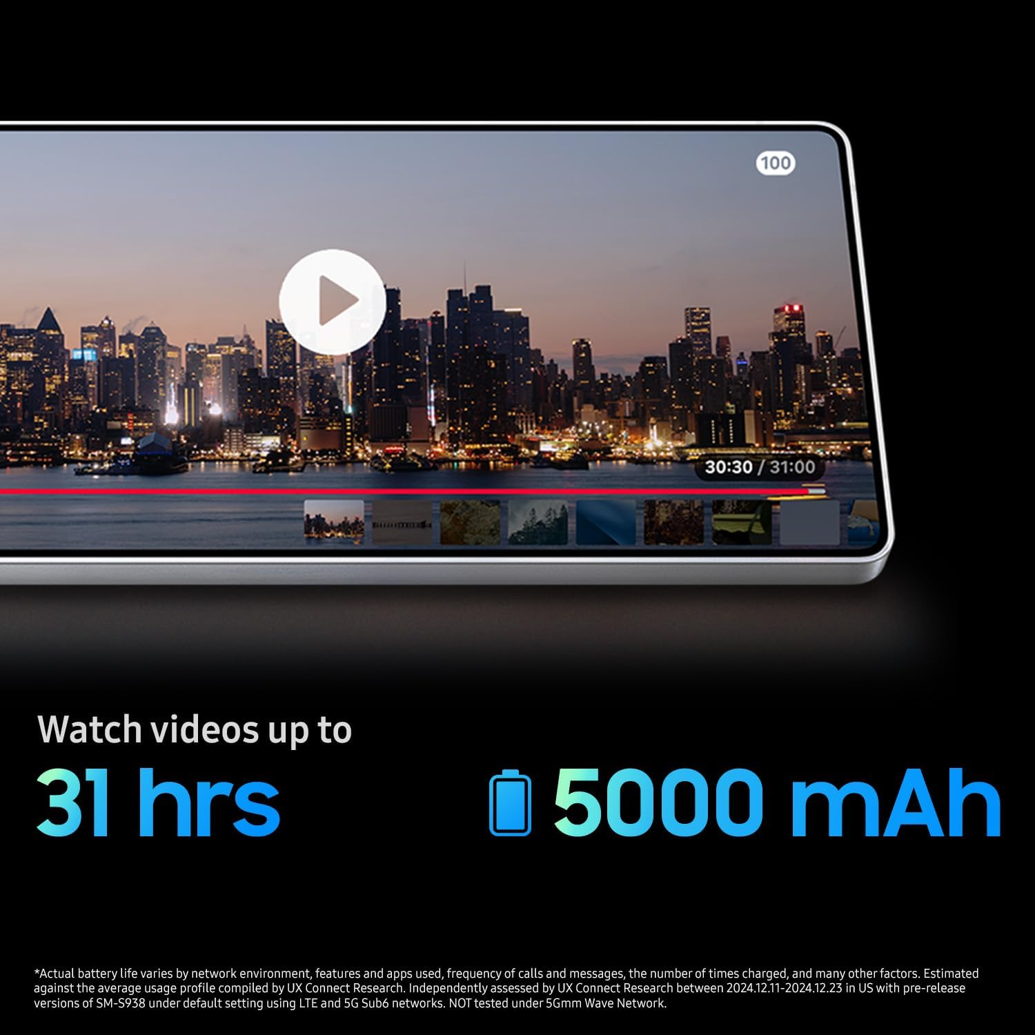 Samsung Galaxy S25 Ultra [AU Version], AI Smartphone, Galaxy AI, Android Smarphone, 12 GB Memory, 256 GB, 200 MP Camera, S Pen, Long Battery Life, Titanium Black