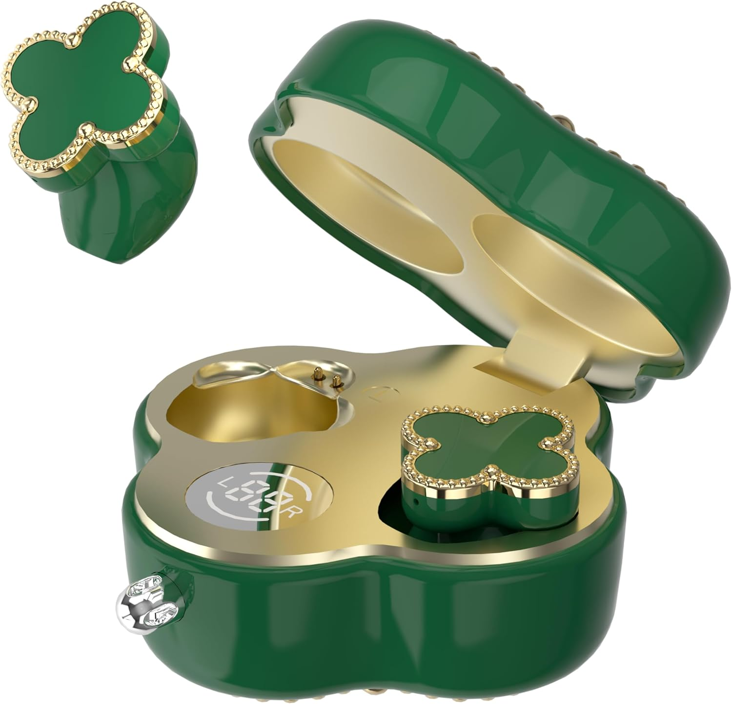 Women'S Wireless Earbuds Bluetooth in Ear Buds Light Weight Headphone, Noise Reduction, Fashionable Sports Earrings, Earrings and Headphones. Two Uses in One，Ports & Workouts for Women Gifts