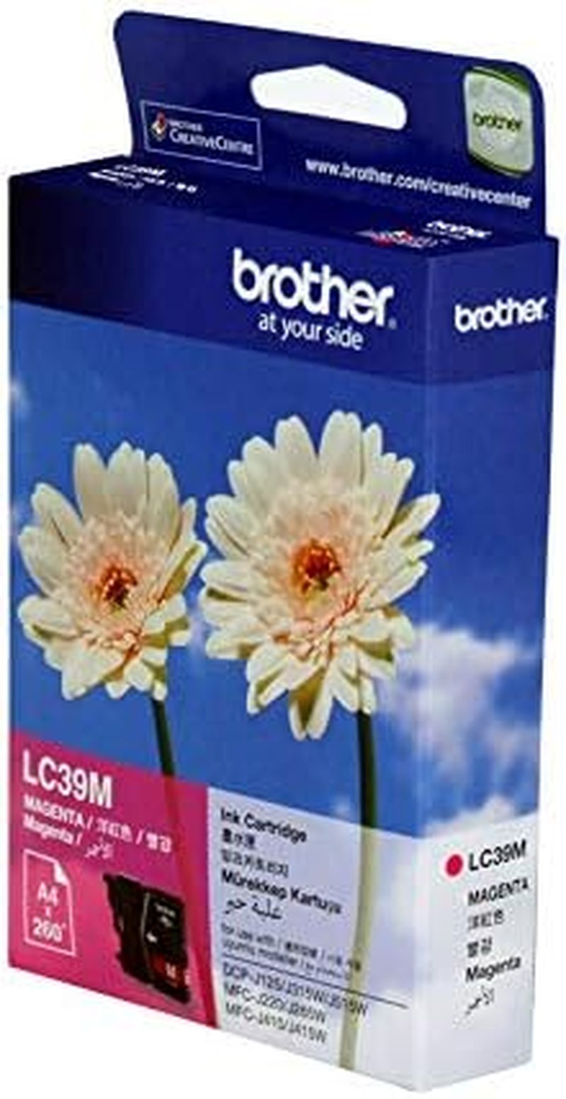 Brother Genuine LC39BK Ink Cartridge, Black, Page Yield up to 300 Pages, (LC-39BK) for Use With: MFC-J220, MFC-J265W, MFC-J415W - Magenta image number 2