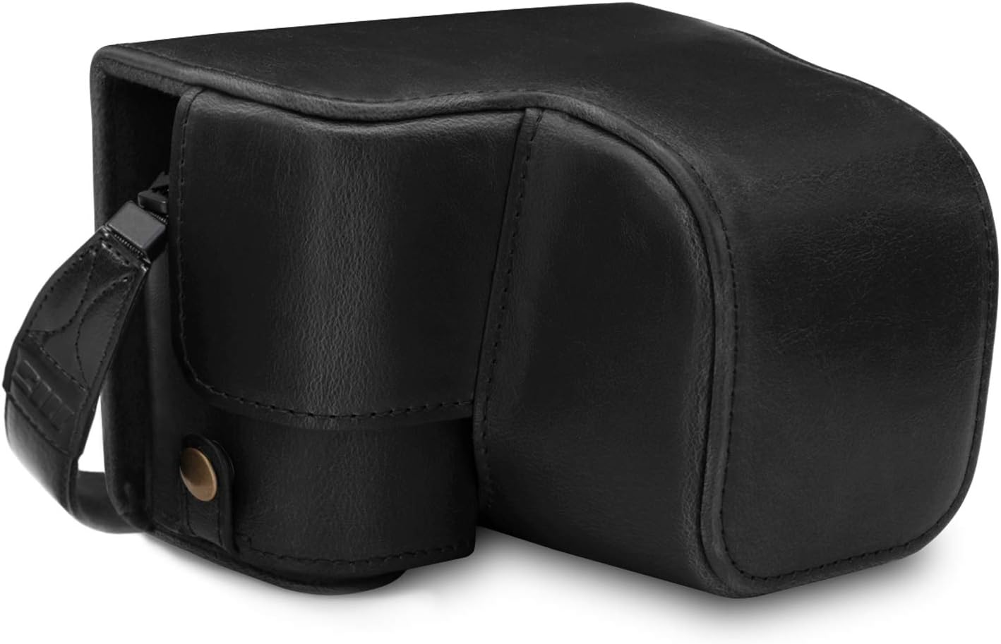 Megagear Sony Alpha A6400 Megagear MG1660 Ever Ready Leather Camera Case Compatible with Sony Alpha A6100, A6400 (18-135Mm) - Black Camera Case, Black (MG1660)