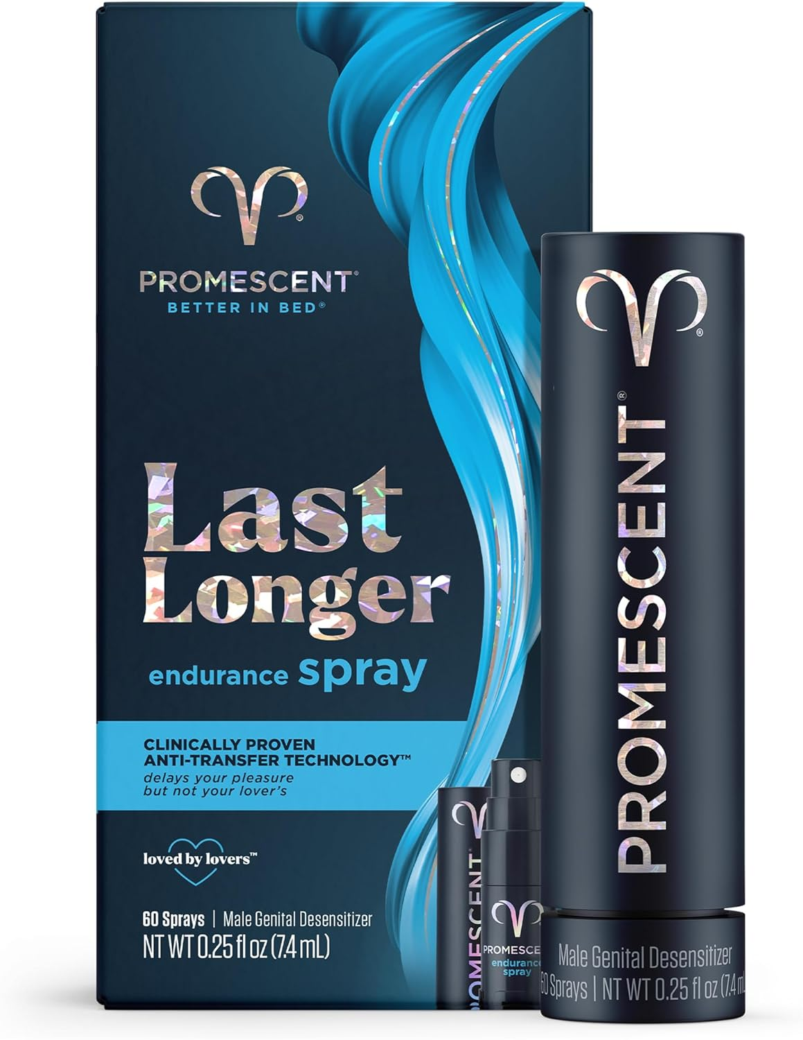 Promescent Desensitizing Delay Spray for Men Clinically Proven to Help You Last Longer in Bed - Better Maximized Sensation + Prolonged Climax for Him,7.4Ml image number 1
