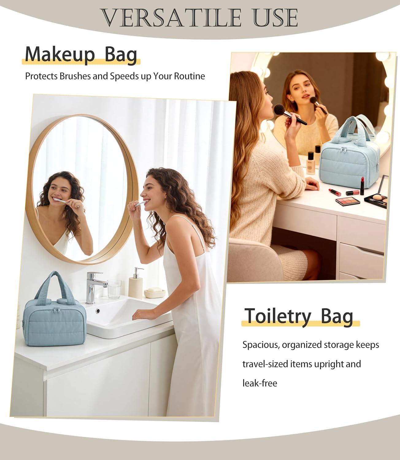 BUZFOWU Toiletry Bag - Black image number 4