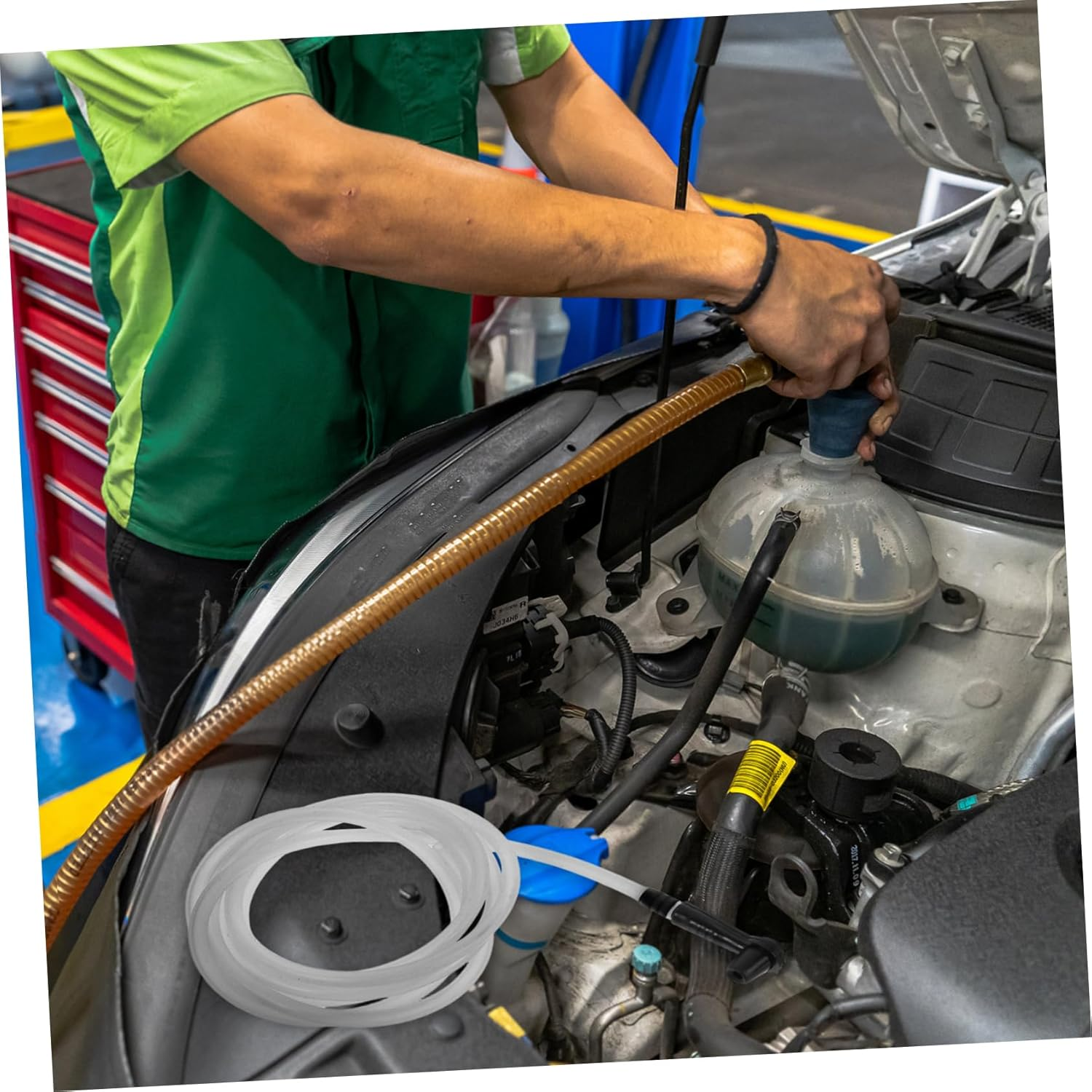 CHILDWEET Brake Oil Change Tool Plastic Fittings Brake Fluid Hose Connector Automotive Maintenance image number 5