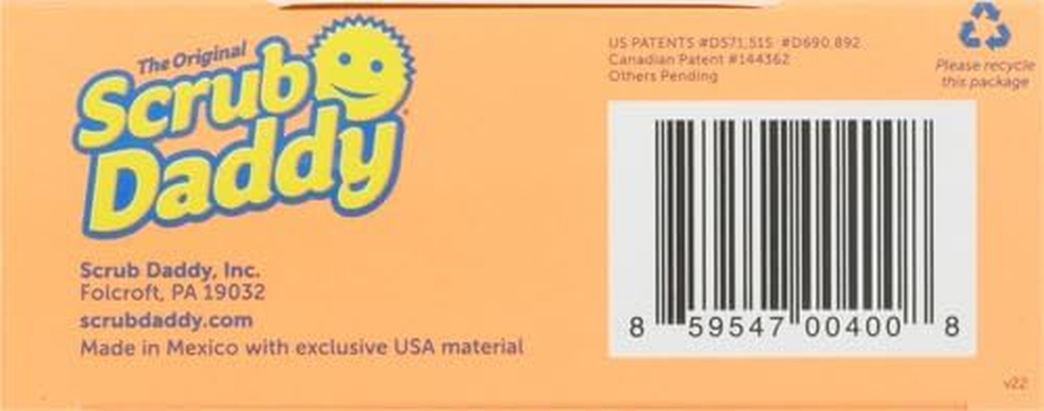 The Original Scrub Daddy - Multipurpose Cleaning Sponge - Soft in Warm Water, Firm in Cold Water for Tough Cleaning - Scratch Free, Odour Resistant, Ergonomic (Pack of 2) image number 5