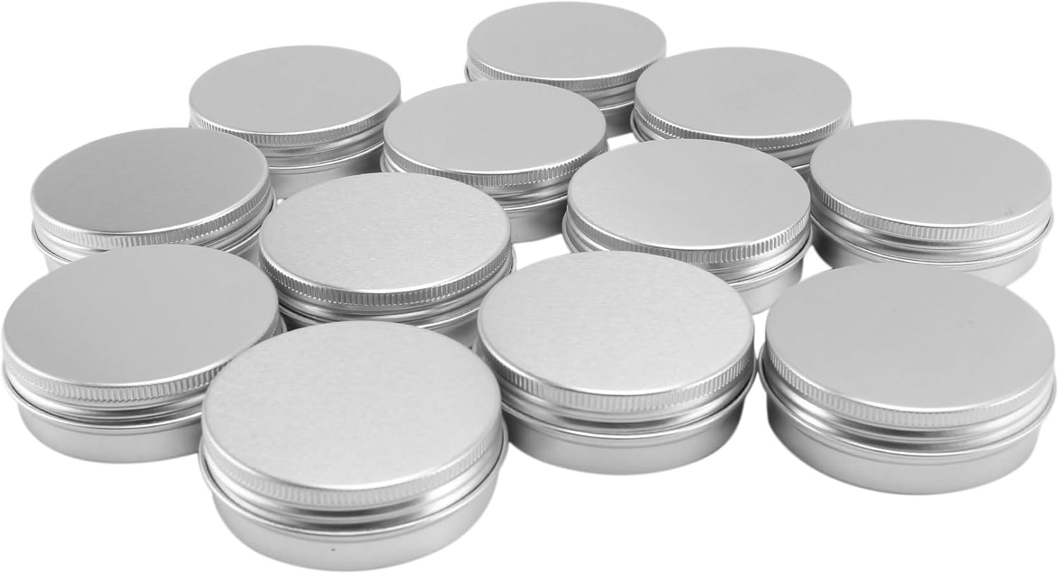 60 X 50Ml Aluminium Make up Pots 50Ml Capacity Empty Small Cosmetic/Candle/Tins Jars image number 5