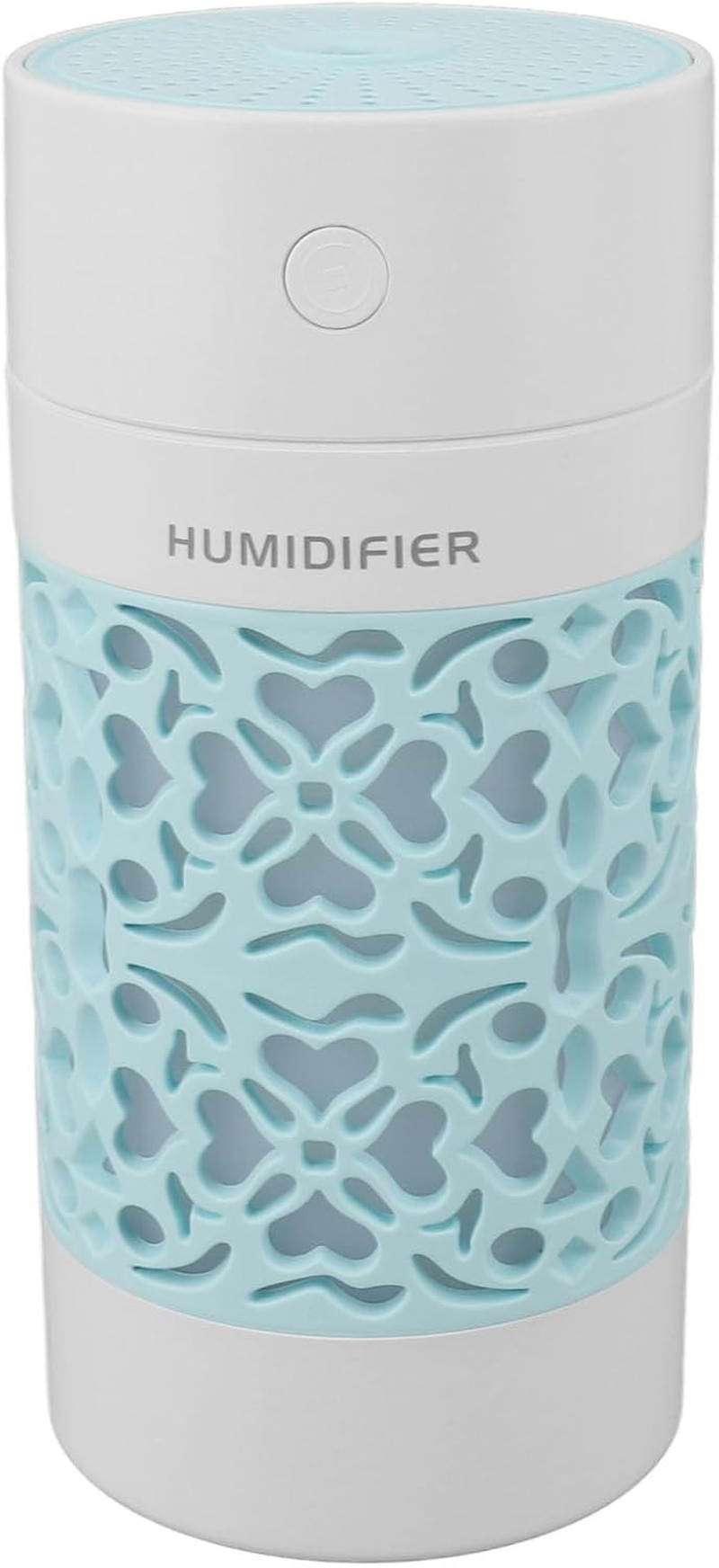 Car Mist Humidifier, Quiet 250ML Mini Car Diffuser Humidifier Large Spray Volume for Desktop (Light Blue)