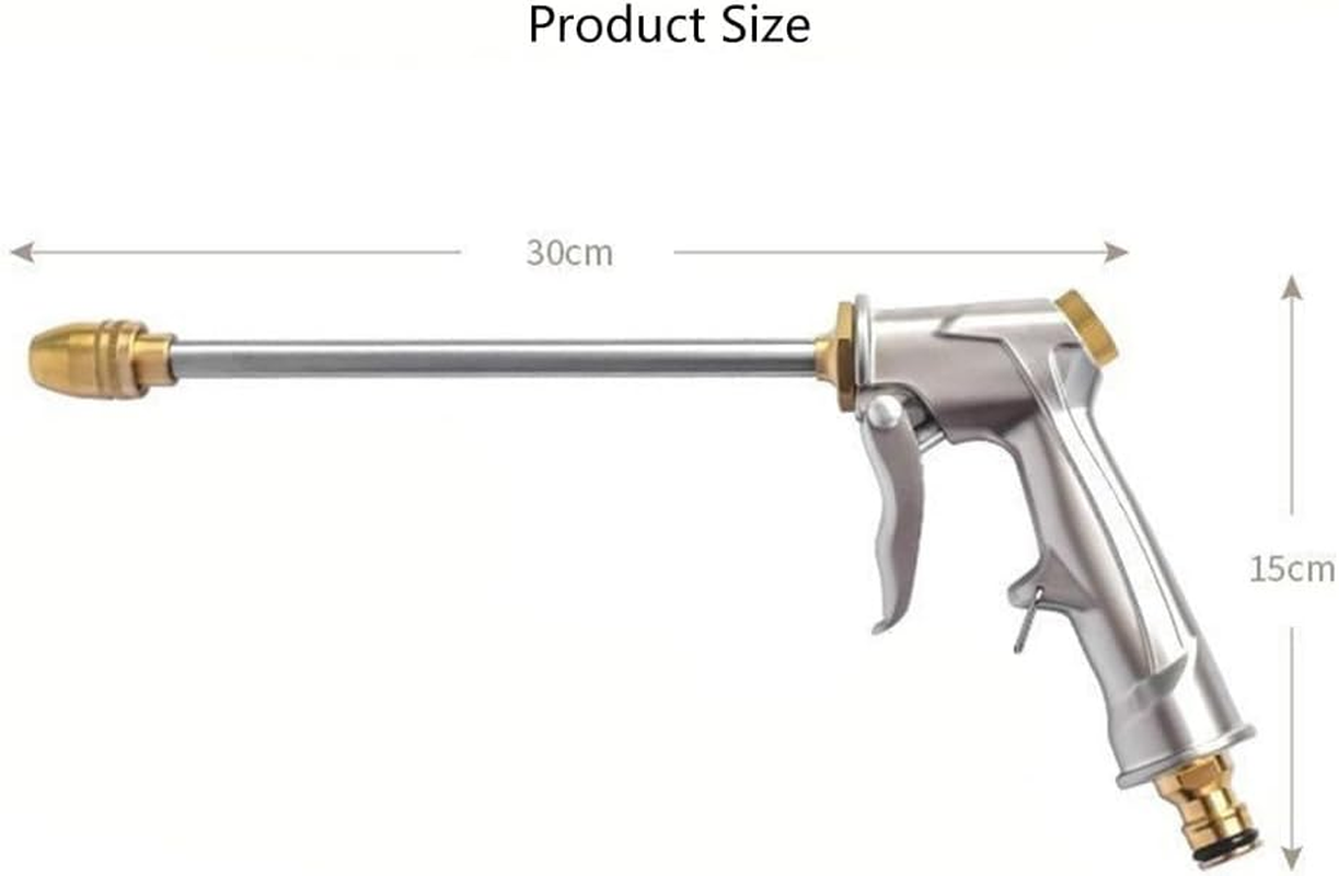 Garden Hose Nozzle with Foam Kettle and 10M Hose, 3/4 Extra-Strong Solid Brass Connectors for Garden Hose, for Watering Plants,Lawn& Garden,Washing Cars,Cleaning,Showering Pets & Outdoor Fun image number 5