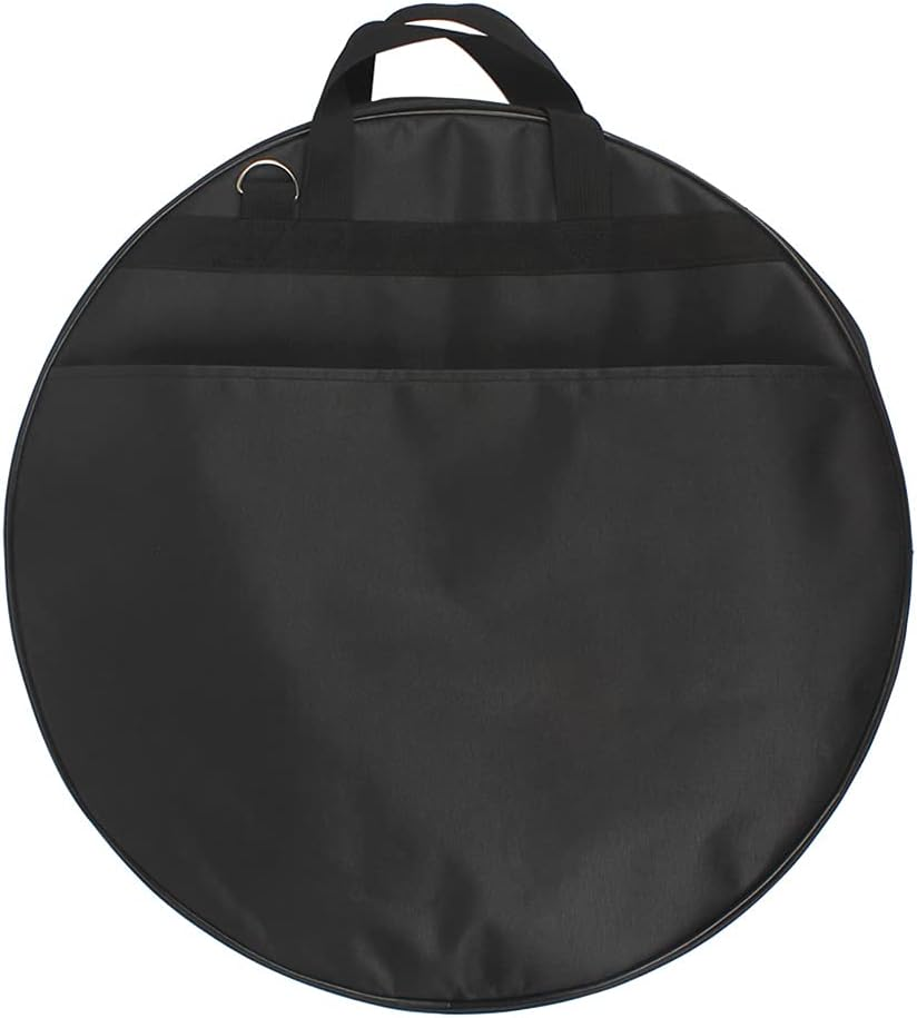 21-Inch Three Pockets Cymbal Bag - Cymbal Case Backpack Case Holder Pouch Percussion Three Pockets with Removable Divider Shoulder Strap image number 4