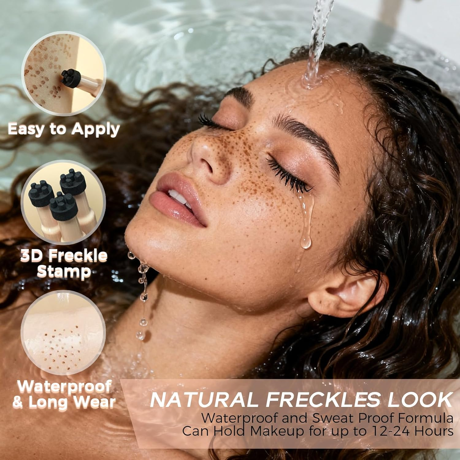 Freckle Pen, Natural Looking Freckles, Waterproof Makeup Pen for Freckles, Long-Lasting, Easy to Use (04 Dark Brown) image number 3