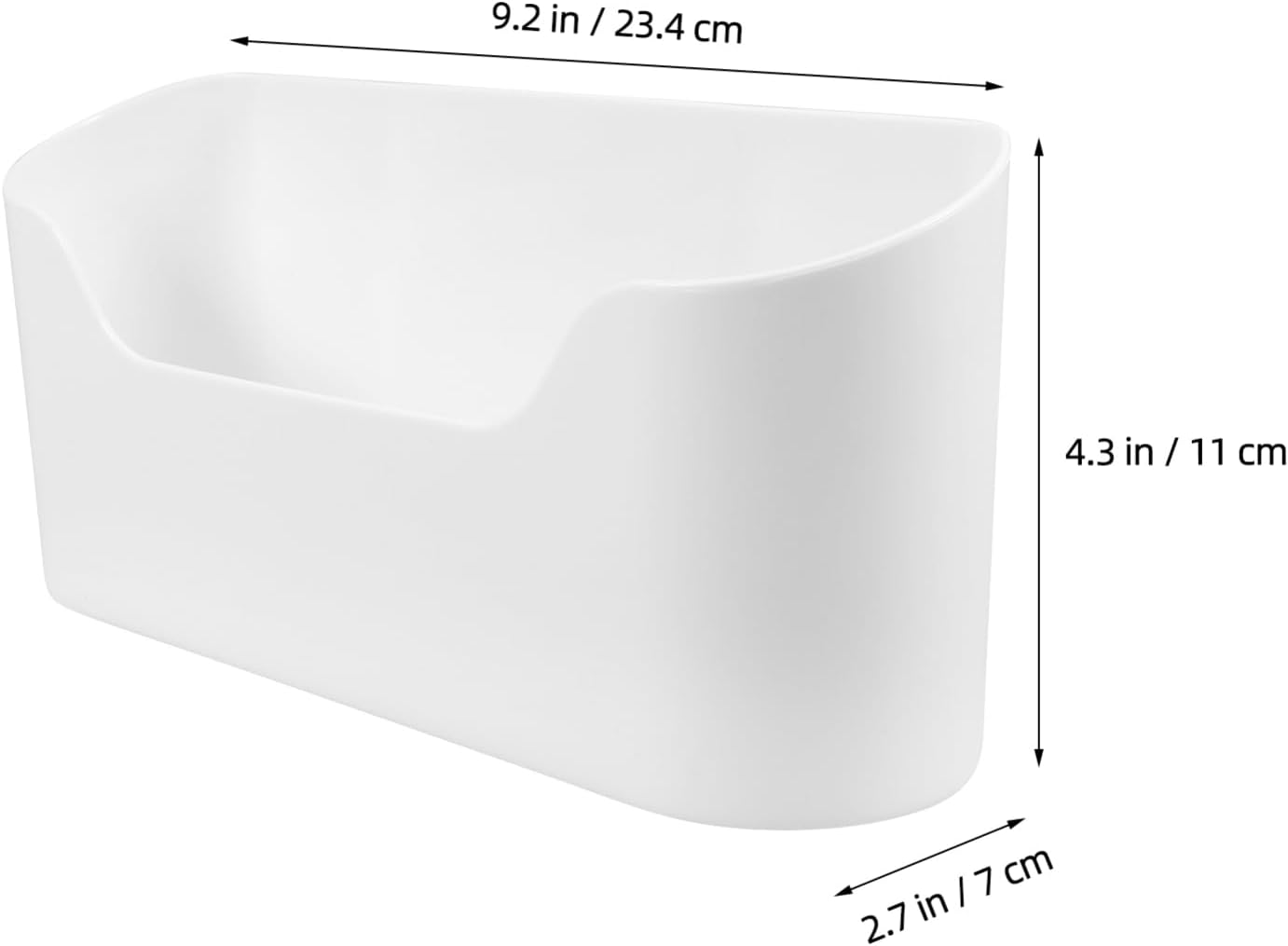 Alipis 2 Pcs Kitchen Cabinet Door Organizer Adhesive Mount inside Cabinet Door Storage under Sink Door Storage Shelf for Kitchen Bathroom Office Garage Craft Room image number 4