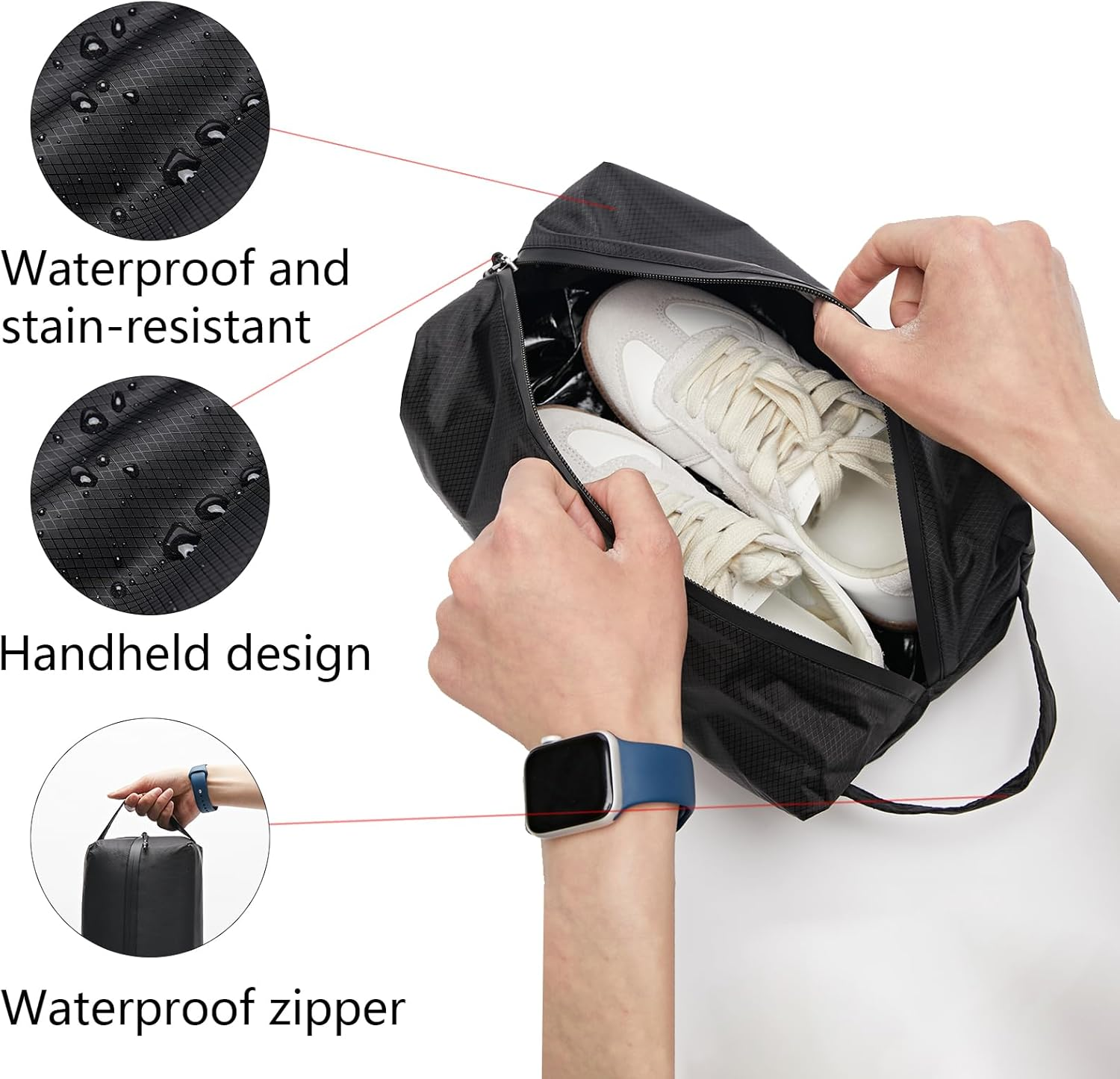 Bee Nesting Waterproof Compression Packing Cubes 5 Sets, Large Travel Packing Organizers for Carry on Luggage, 2 Sides Expandable Storage Bags for Backpacking, Suitcases image number 3