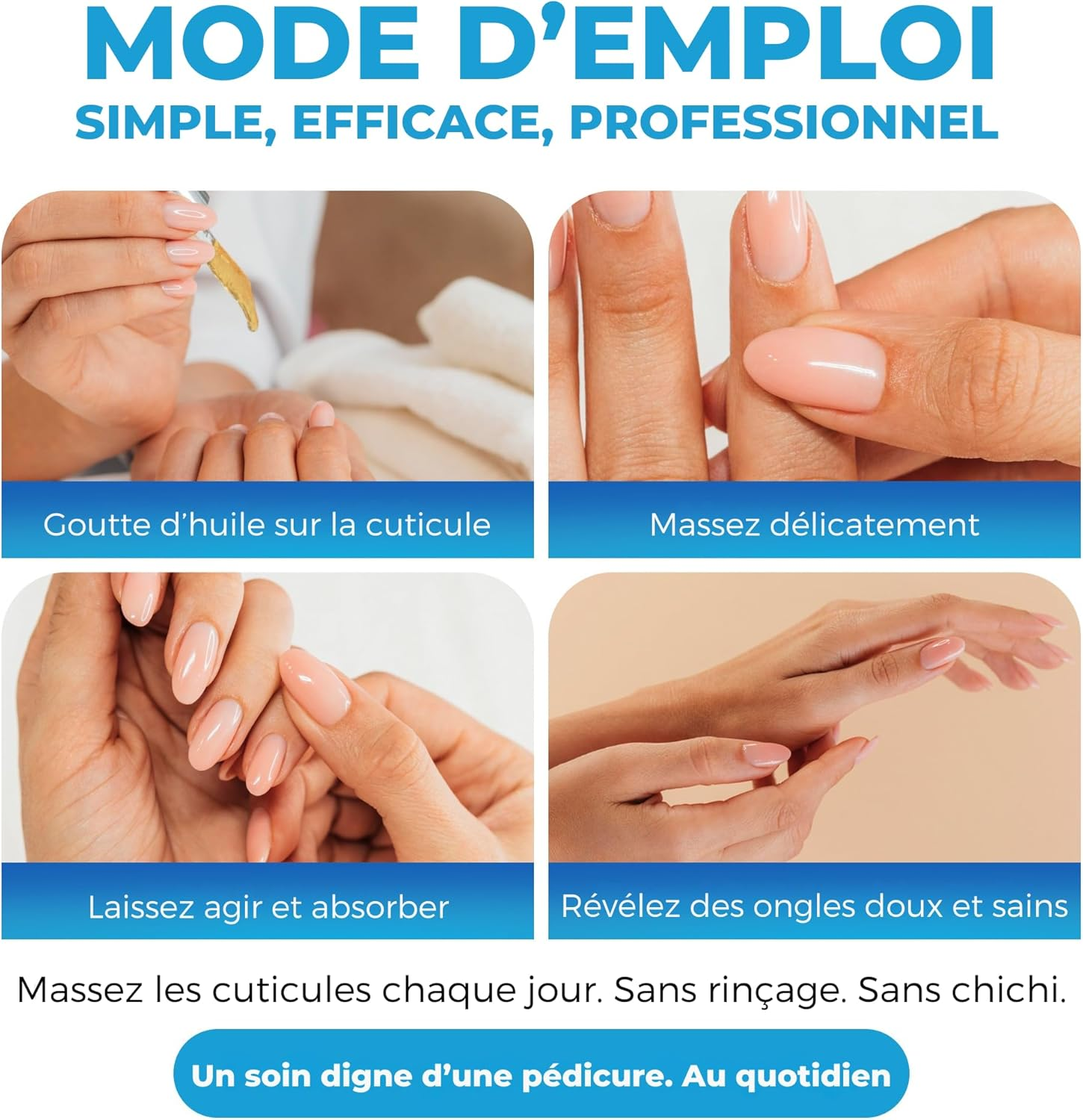 Imperial Feet Cuticle Oil for Nails 30Ml (1 FL Oz)-Cuticle Remover Liquid Nail Strengthener with Almond Oil, Jojoba Oil & Vitamin E Oil-Natural Nail Strengthener for Damaged Nails-Ideal for Diabetics image number 1