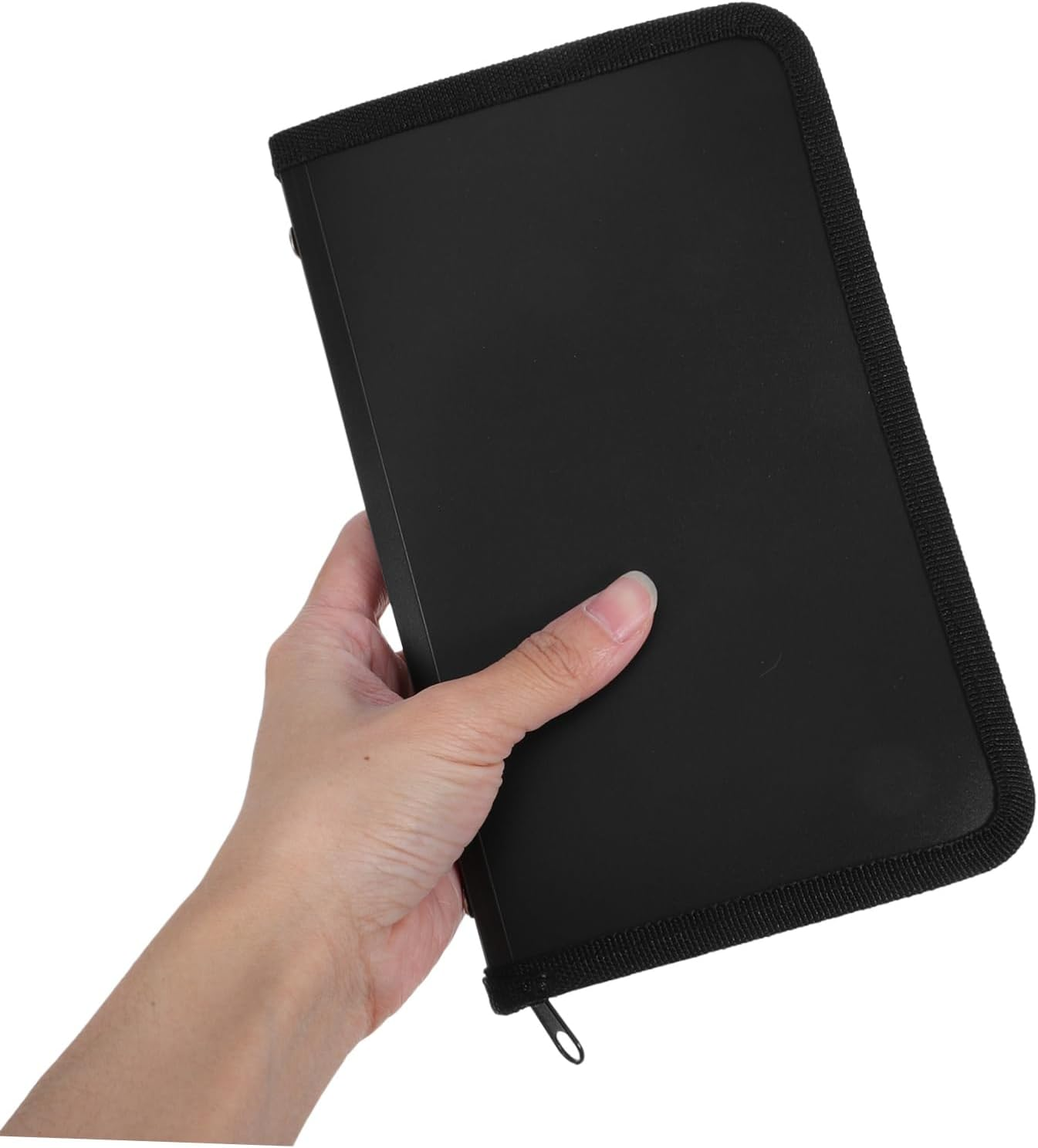 NAMOARLY Small Receipt Organizer Accordion File Bag Portable Filing Organizer for Business Cards image number 2