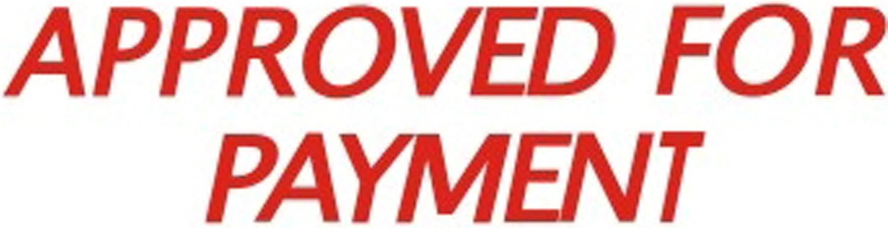 DESKMATE 0402140 Pre-Inked Office Stamp, Paid RED image number 5