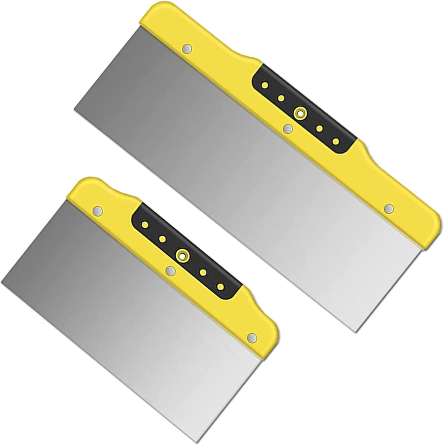 Putty Knife Scrapers, Spackle Knife, Metal Scraper Tool for Drywall Finishing, Plaster Scraping, Decals, and Wallpaper (4 Pack, 5&rdquo;, 4&rdquo;, 3&rdquo;, 1.5&rdquo; Wide) image number 4
