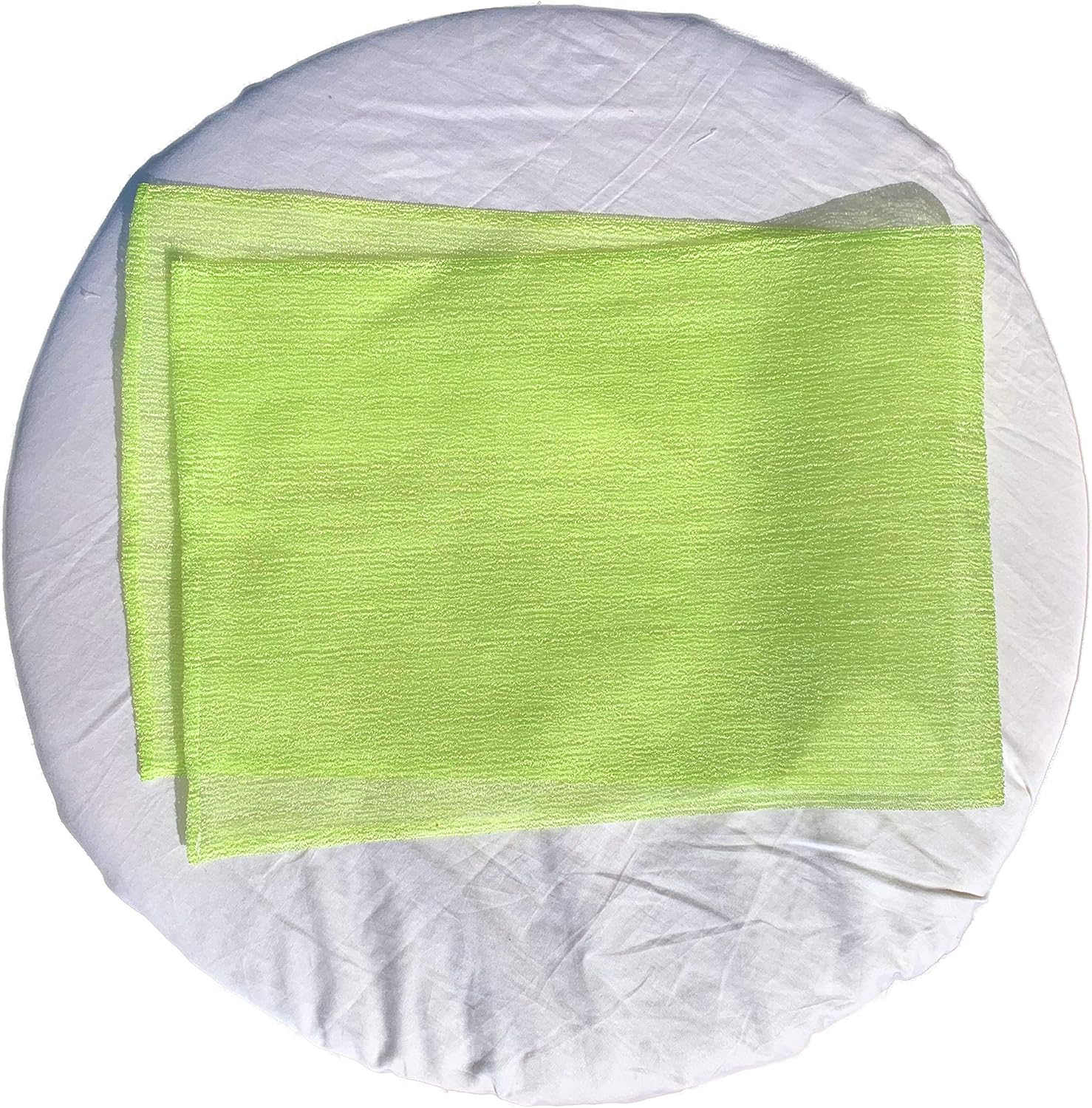2 Pcs/Set LONG Home Sauna Spa Exfoliating Nylon Bath Cloth/Towel - Body Back Scrubber - Magic Shower Washcloth for Body - Shower Scrubber - Remove Dead Skin - Great for Skin Care in the Bath image number 2