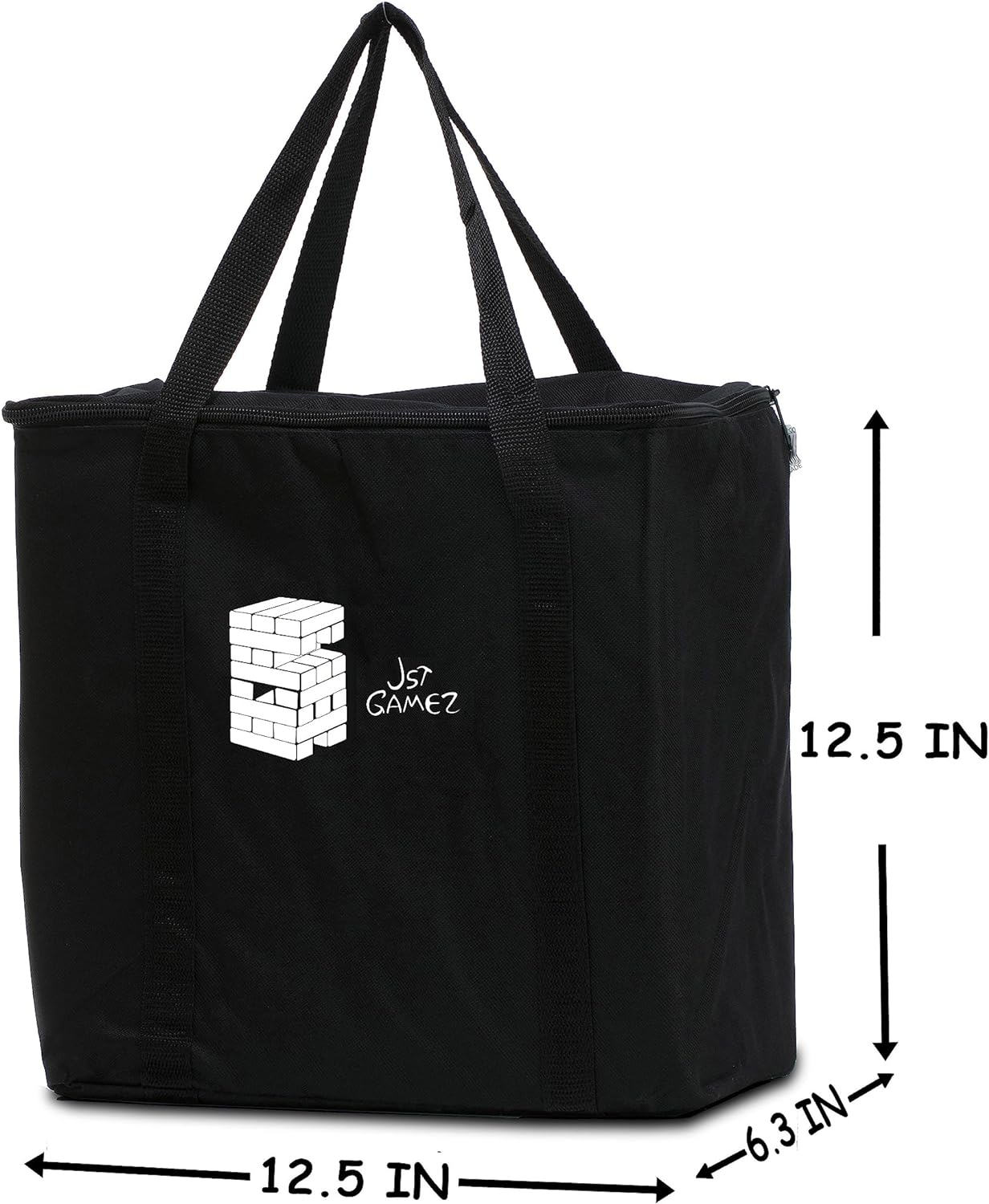 Large Tower Wooden Stacking Outdoor Games for Adults and Family Yard Lawn Blocks Games - Includes Rules and Carrying Bag-54 Pcs Premium Wood image number 2