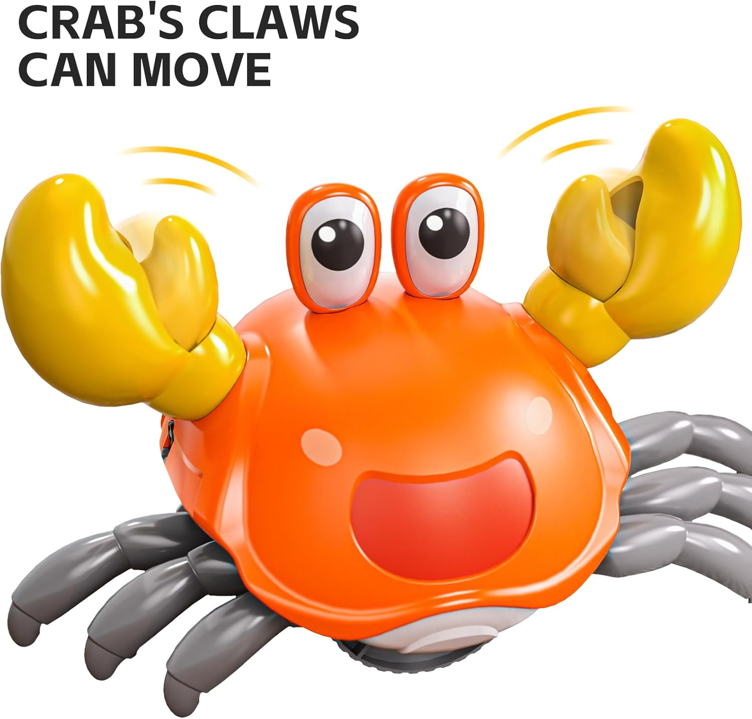 TEMI Crawling Crab Baby Toy for 36 Months - Sensory Walking Musical Toys, Infant Toys 36 Months, Dancing Moving Crab with Obstacle Avoidance, Birthday Kids Gifts 3 Year Old Toddlers image number 6
