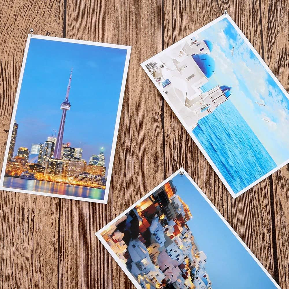 200Pcs round Plastic Head Push Pins Head Push Pins Map Tacks Drawing Pins Map Pins for Pin Board Thumb Tacks (Golden) image number 4