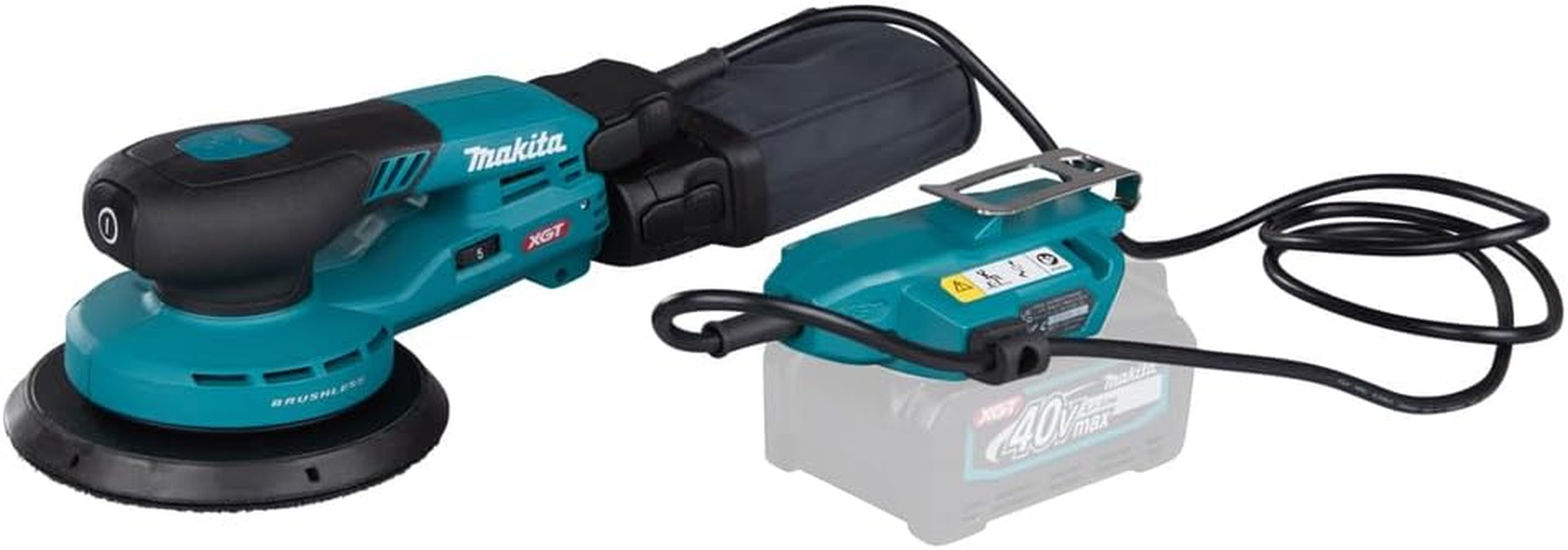 Makita BO002CGZ 40V Max Li-Ion XGT 150Mm Brushless Random Orbit Sander, Batteries and Charger Not Included