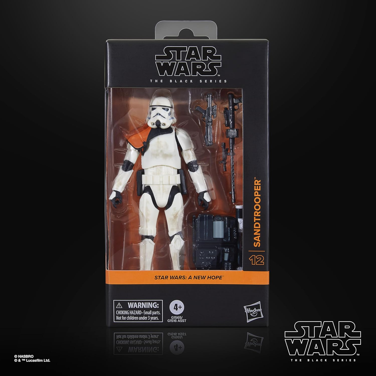 Star Wars the Black Series Sandtrooper, Star Wars: a New Hope Premium Collectible 6 Inch Action Figure image number 4