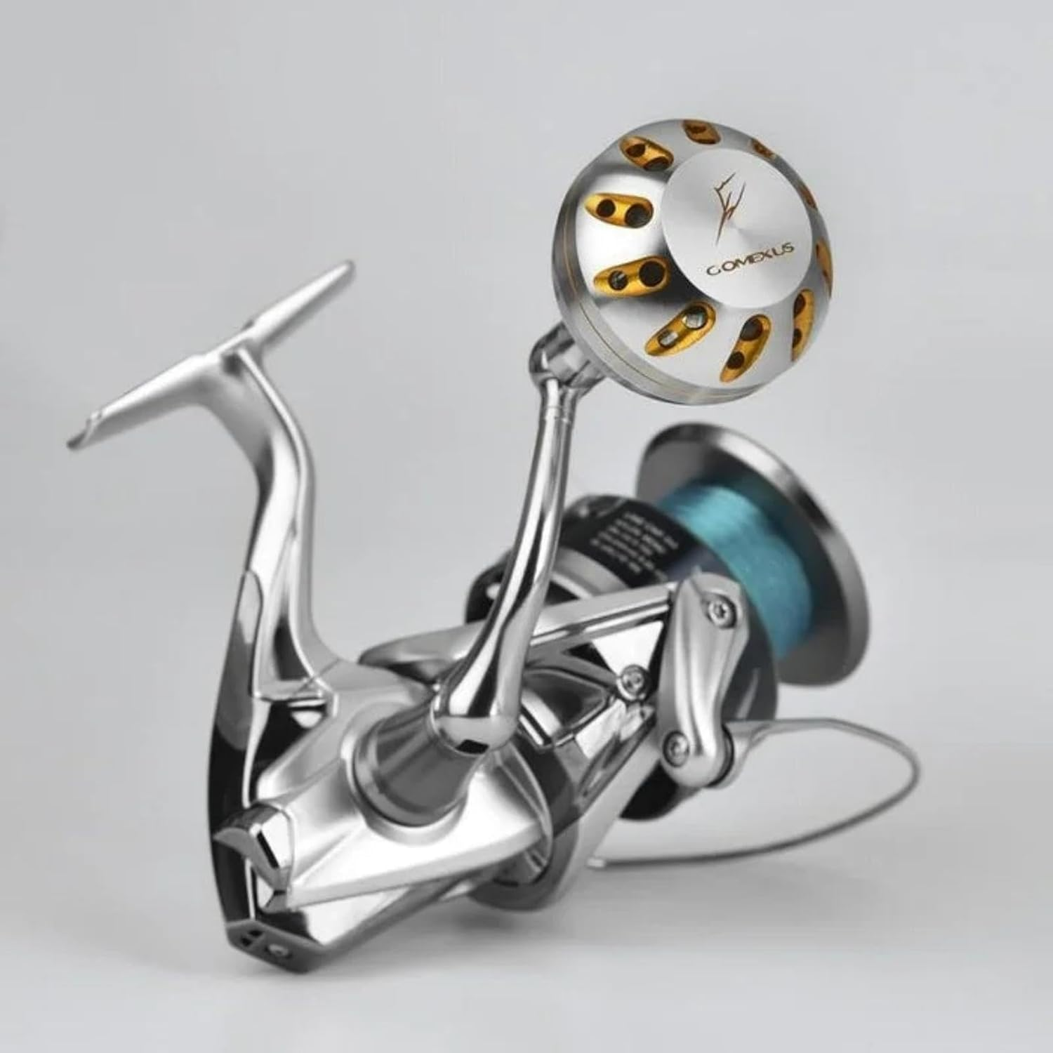 GOMEXUS Fishing Power Knob Compatible for Shimano Stradic FJ/SW Twin Power SW Replacement Knob 45Mm (Notice: Compatible for Shimano Type B)