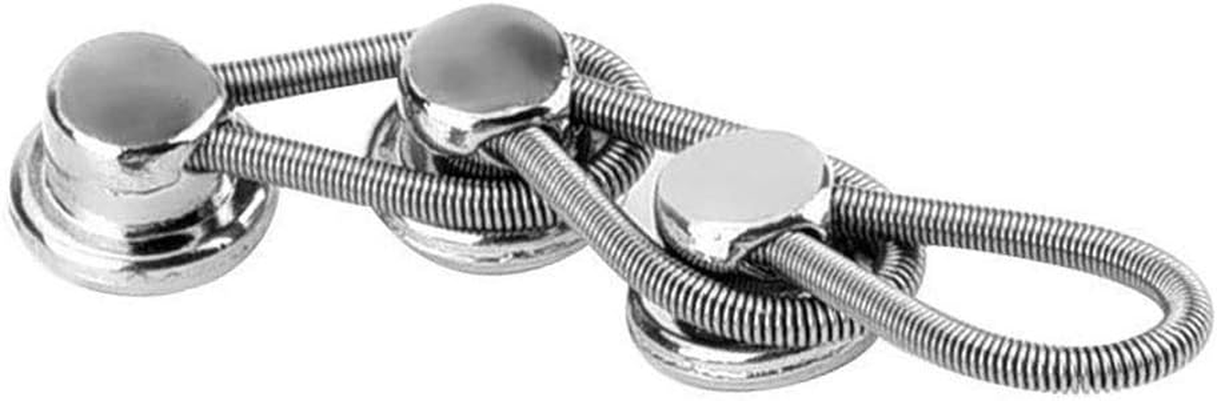 Metal Collar Neck Sleeve Extenders Wonder Button for Men'S and Boys&rsquo; Shirts Dress Comfortable and Stretchy Collar Size Expander image number 1