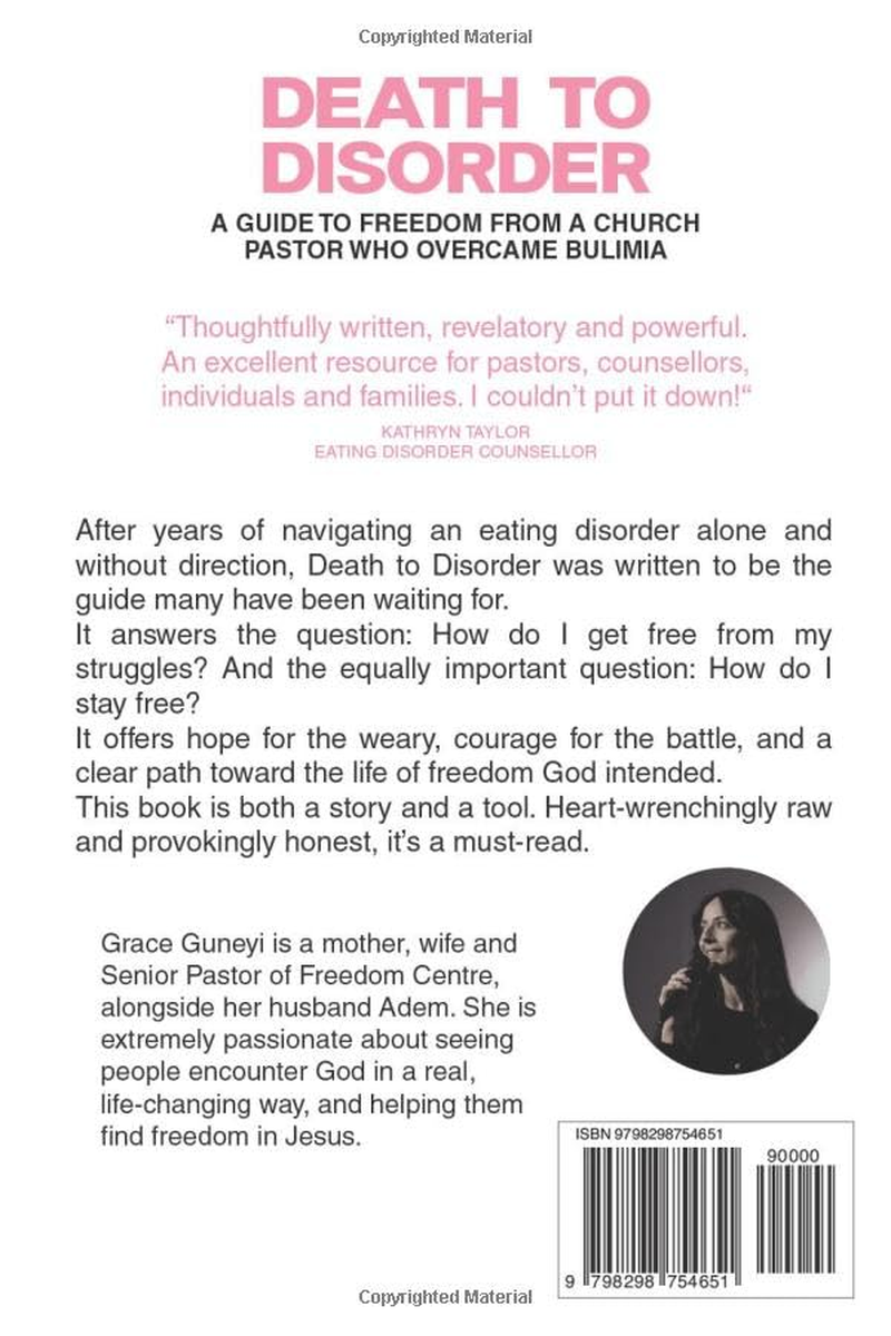 Death to Disorder: a Guide to Freedom from a Church Pastor Who Overcame Bulimia image number 1