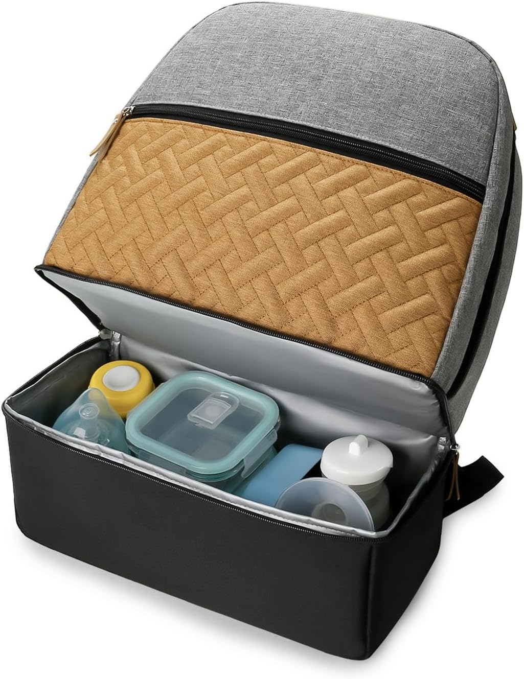 Portable Diaper Bag Backpack for Parents with Large Storage, Multicolor A, as Described image number 2