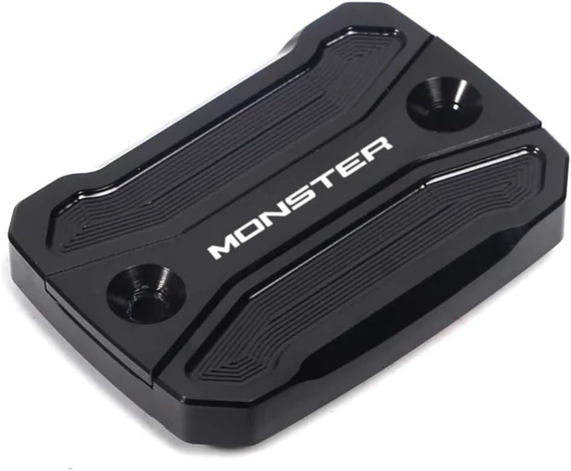 KJJKMJHU Fit for Ducati Monster 821 796 795 696 695 Motorcycle Accessories Front Clutch Brake Fluid Reservoir Cap Oil Filler Cover MONSTER(1 Piece-Red)