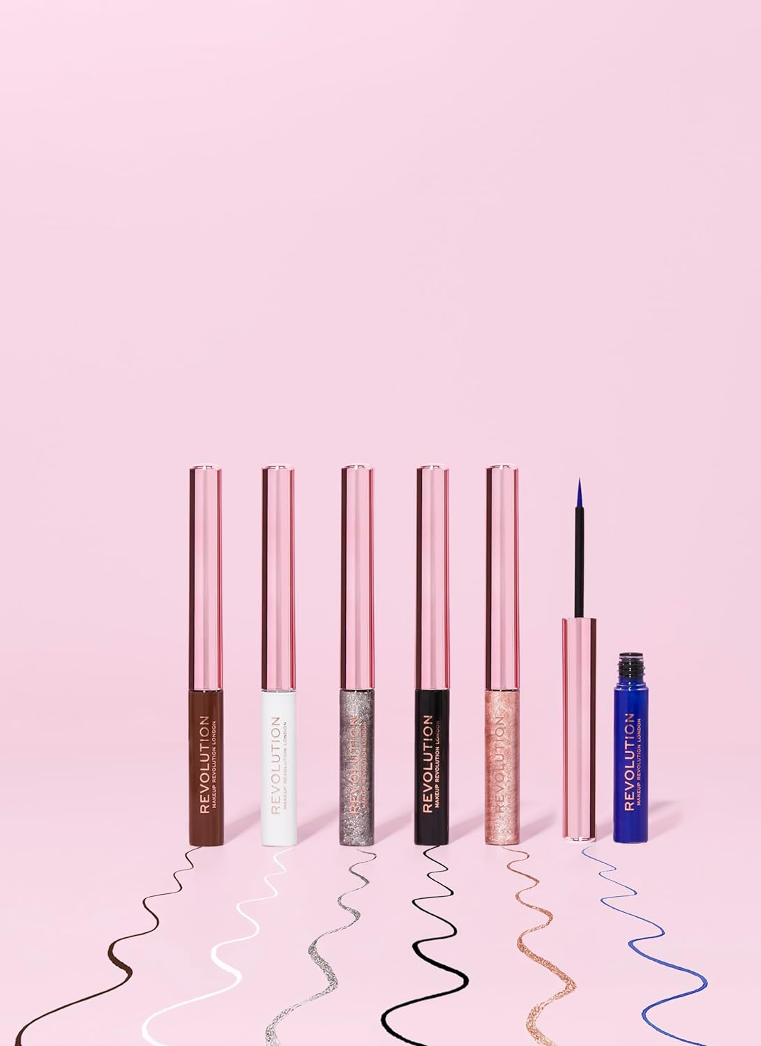 Revolution Super Flick Liquid Eyeliner 4.5 Ml, Blue - Blue image number 4