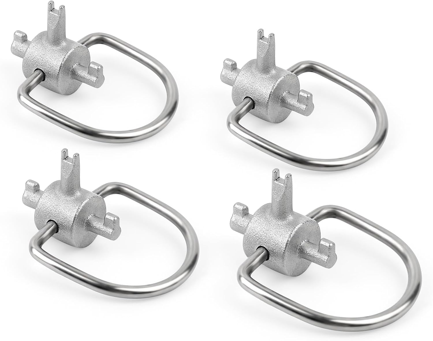 4Pcs HVAC Key Tool for 410A and R22 Refrigerants, Locking Cap Key Multi-Function Triple Keys Tool Installation & Removal Tamper-Resistant Hand Tools for Air Refrigeration & Equipment Repair image number 1