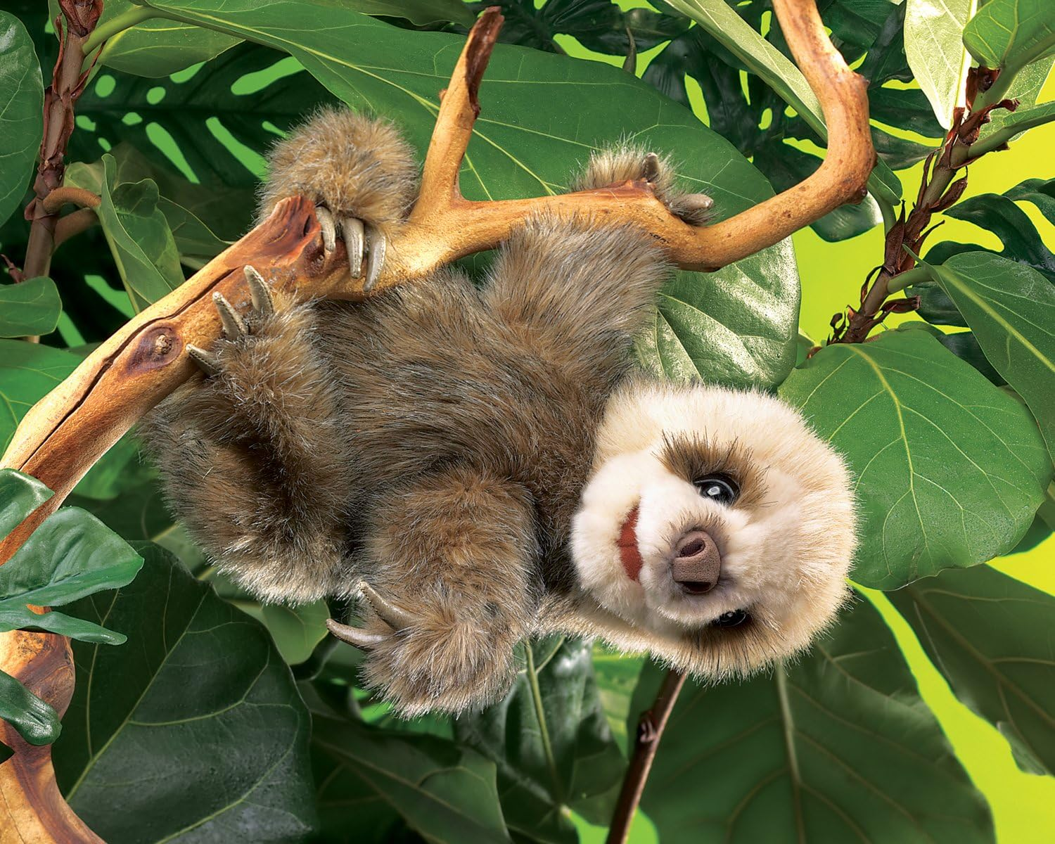 Folkmanis Baby Sloth Hand Puppet image number 2