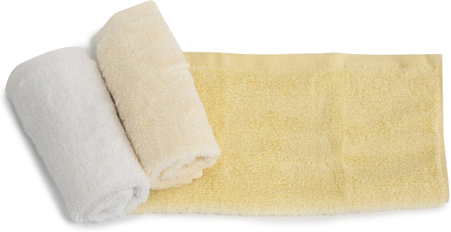 BUBBA BLUE Everyday Essentials 3 PK WASH Cloths Wheat