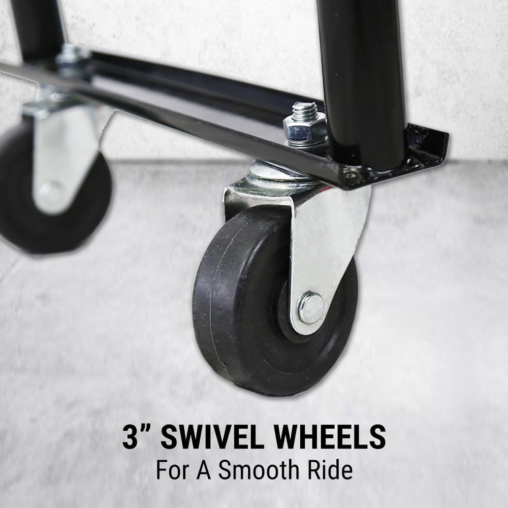 Convertible Stair Climber Hand Truck Platform Trolley Steps Climb Cart 6 Wheels image number 3