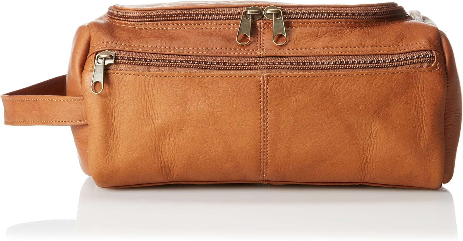 David King & Co. Shave Kit U-Shaped Opening, Tan, One Size