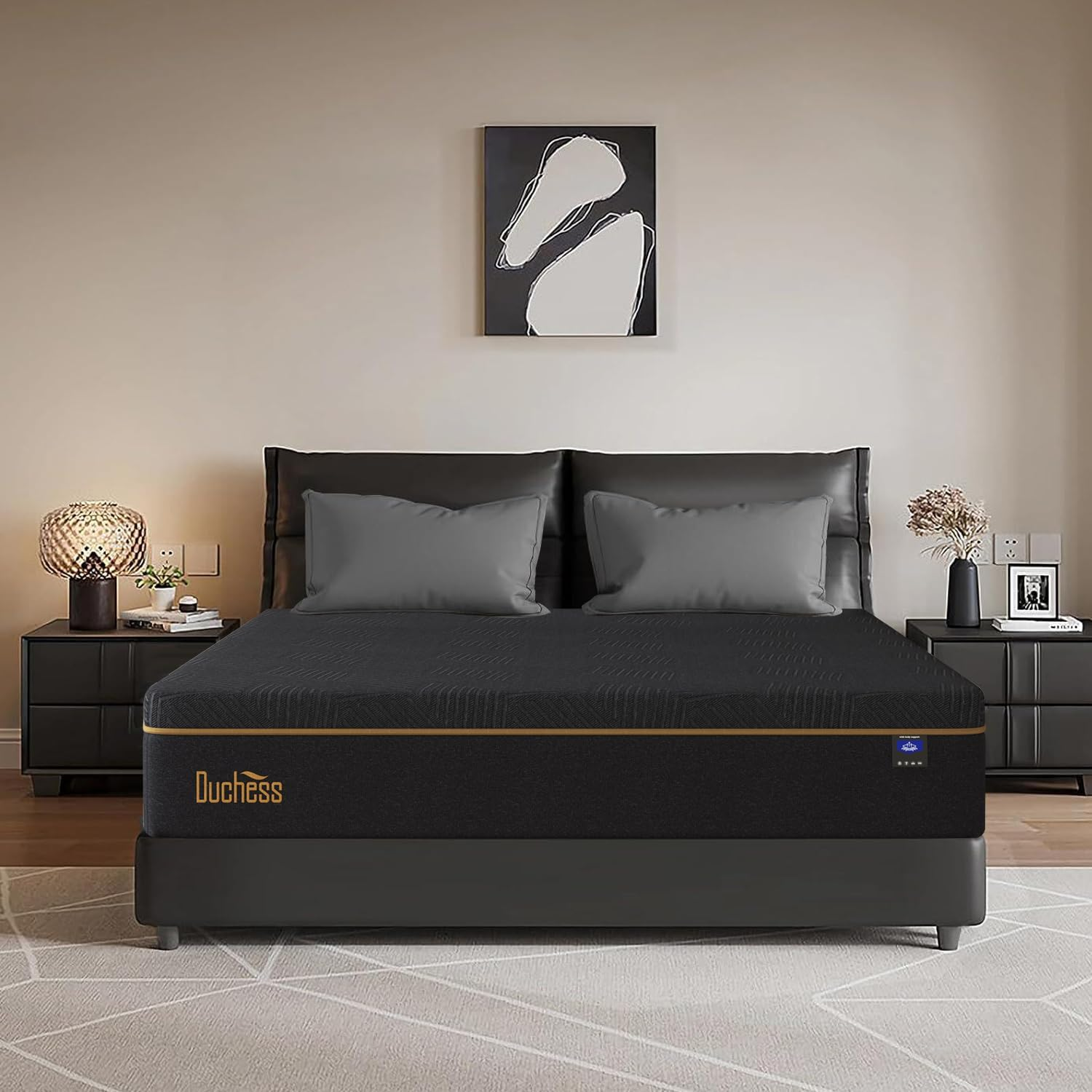 Duchess Mattress Double Size,Gel Memory Foam Mattress in a Box for Cool Sleep & Motion Isolation Pressure Release and Comfortable Sleep