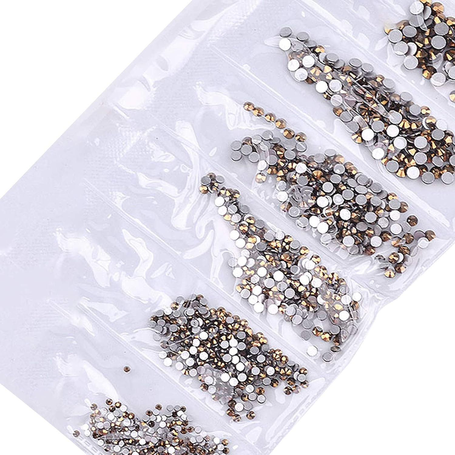 1 Bag Nail Art Rhinestone Flat-Back Rhinestone Super Flash DIY Mixed Nail Decoration Gold Mine 3D image number 2