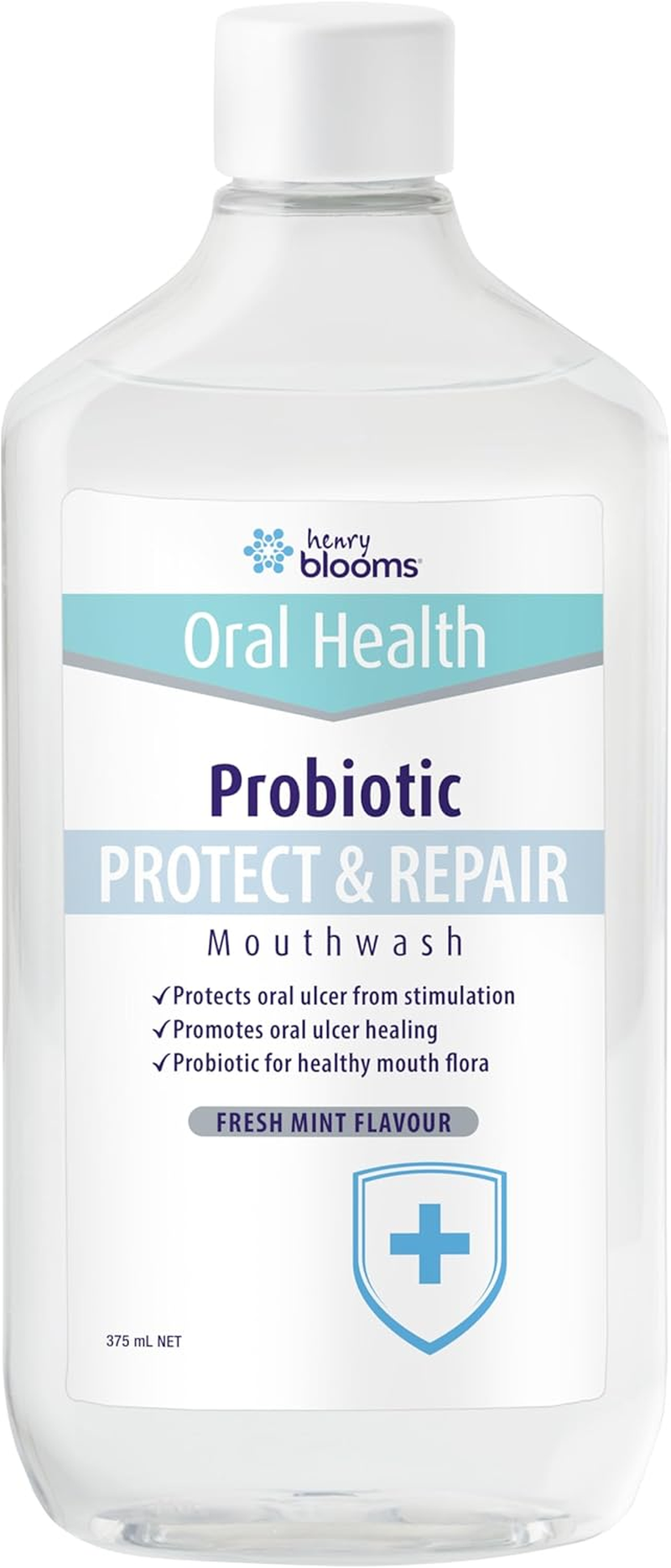 Henry Blooms Probiotics Mouthwash Protect & Repair 375 Ml image number 1