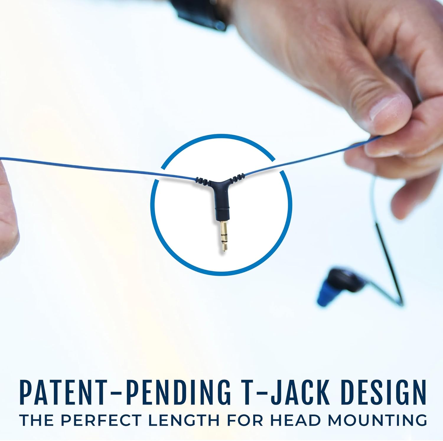 H2O Audio Surge SX10 Waterproof IPX8 Headphones &ndash;(Short Cord Design), In-Ear Noise Cancelling Earbuds for Swimming, Running, Sports &ndash; Lightweight, Secure Fit, Dynamic Bass, Memory Foam Tips image number 2