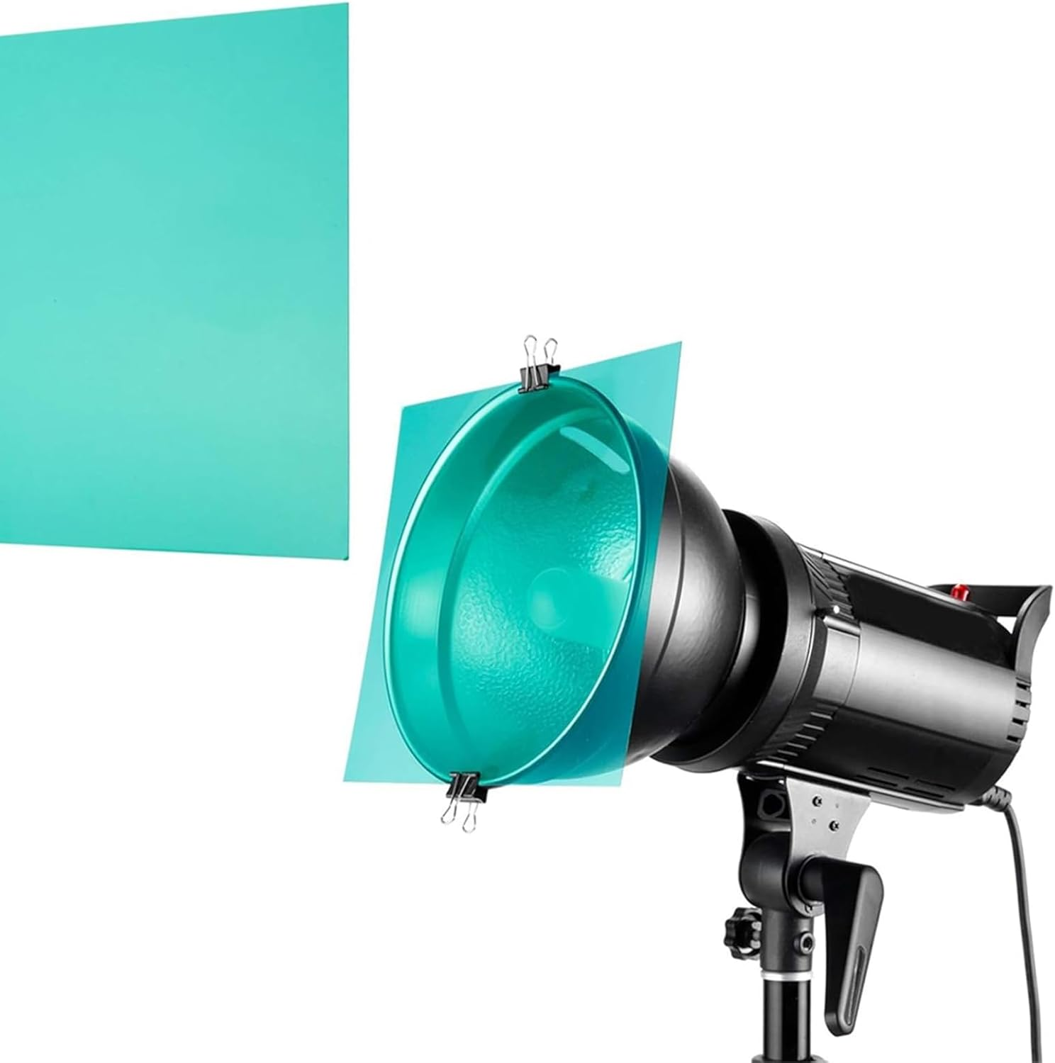 OJIOUI 9Pcs Colored Gel Light Filter Correction Colored Overlays Transparent Film Lighting Gel Filter Plastic Sheets Correction for Film Video Photo (Multicolor) image number 1