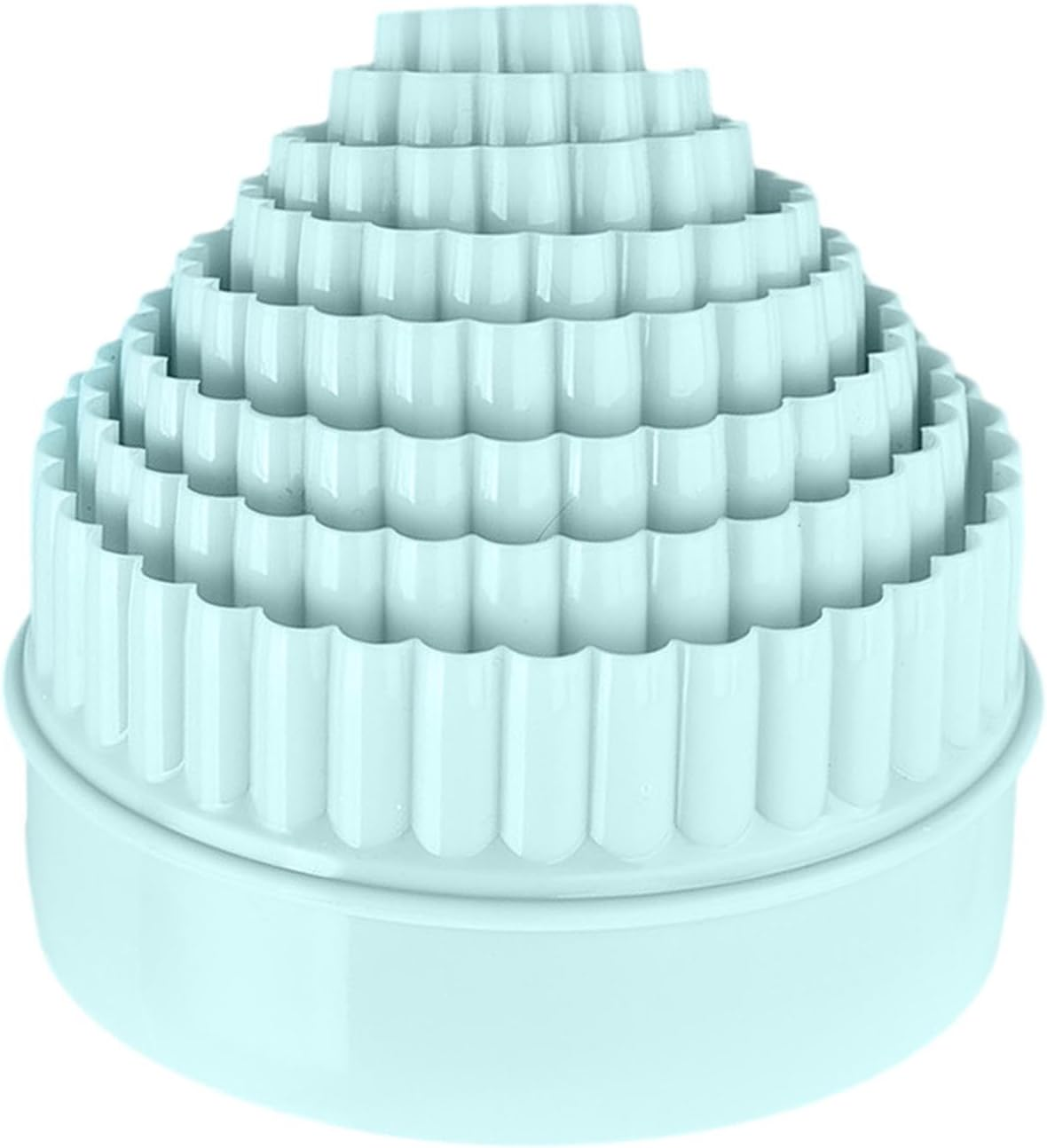 AUTUUCKEE 8Pcs Non Stick Cookie Cutter,Reusable Double Edged Pastry Cutter for Baking,Round Biscuits Scones Cutter,Comfortable Grip Dough Cutter image number 4