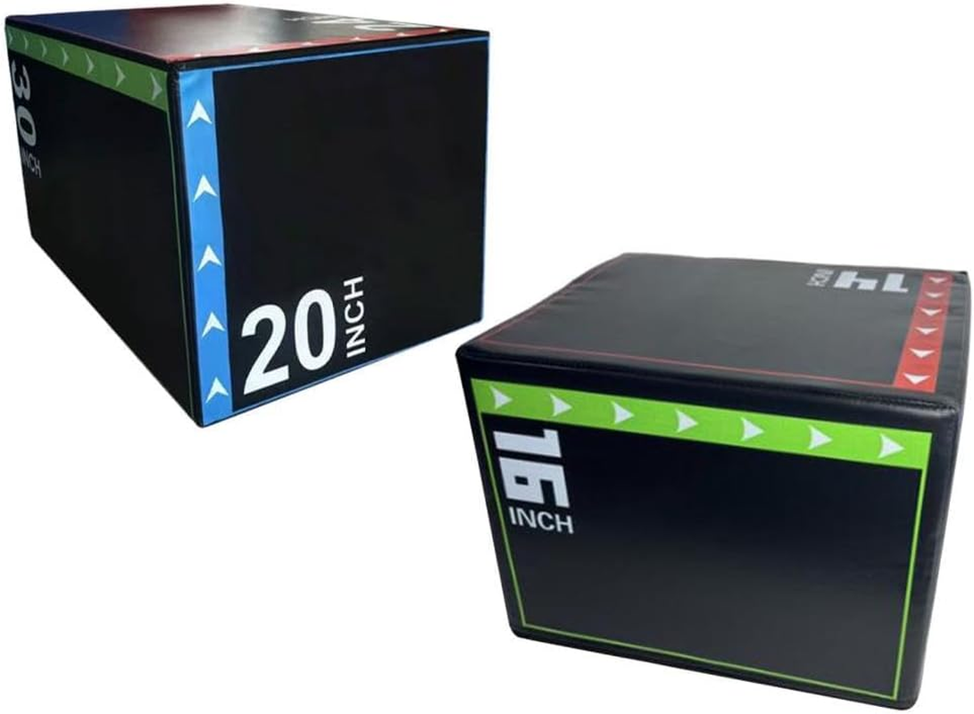 Jump Box, Step up Box, Plyometric Jump Box, Heavy Duty Versatile Plyo Box, Agility Box for Jumping Workout Skipping Lunges Squats image number 3