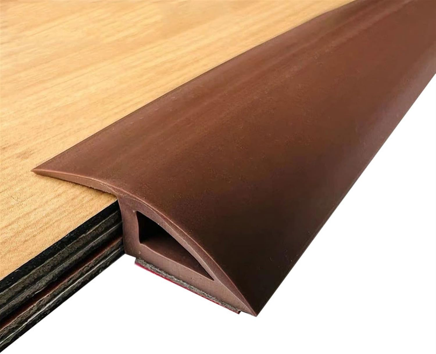 PVC Floor Transition Strip, 5M(16.4') Carpet & Floor Edging Trim, Peel and Stick Molding Trim for Threshold Transitions with a Height Less than 10 Mm, Carpet to Tile Transition Strip-Gray